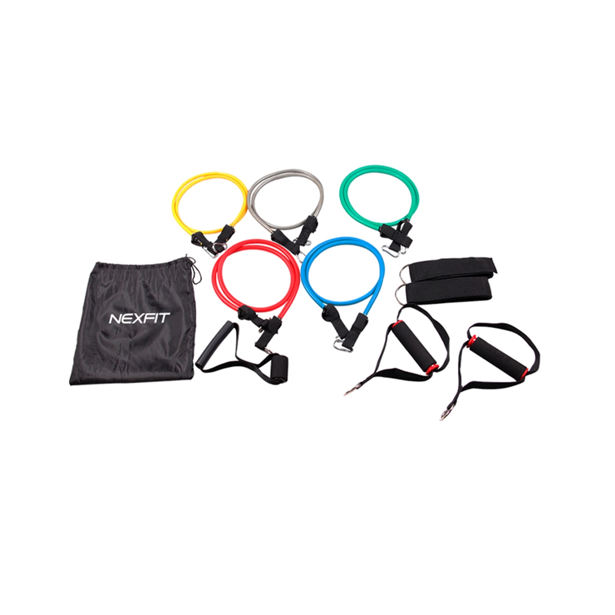 Set De Bandas De Resistencia 9 Piezas Nexfit