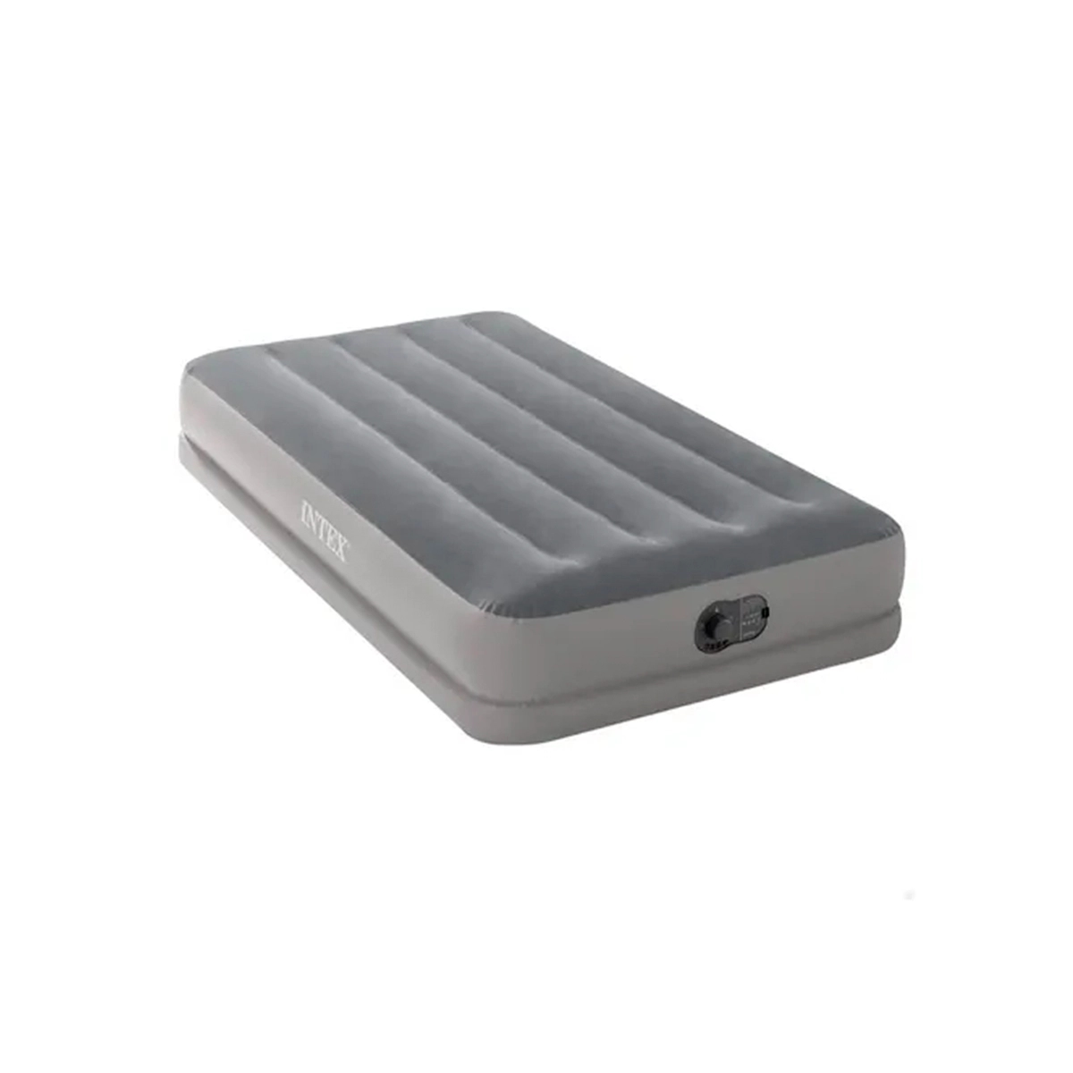 Colchón Inflable Twin Color Gris Con Bomba Integrada Intex - Miniatura 2