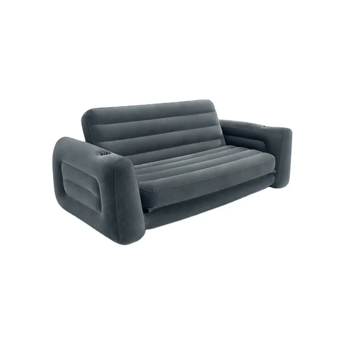 Sofá Inflable Dos Plazas Color Gris Intex - Miniatura 3