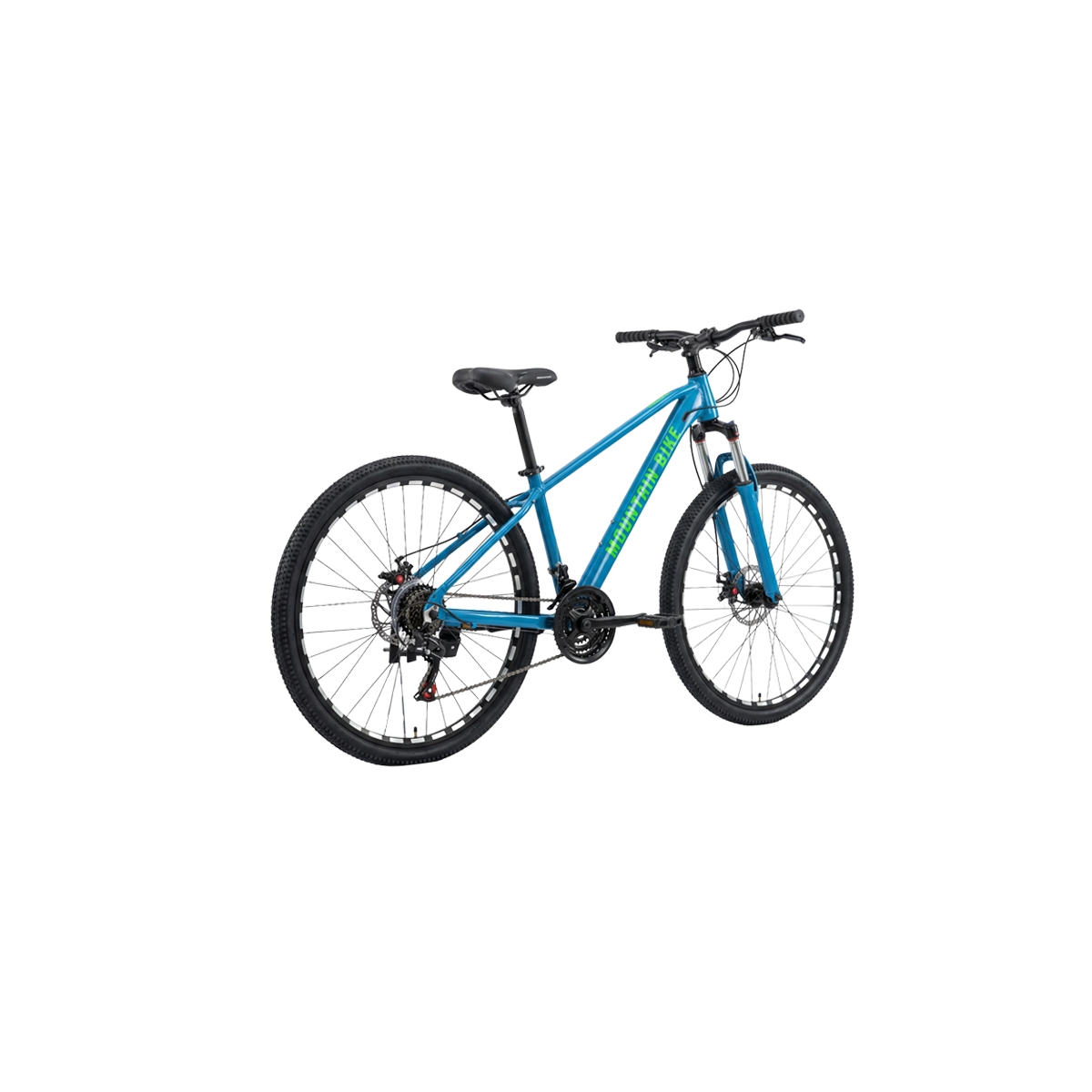 Bicicleta Rin 27 Color Azul y Verde Mountbike - Miniatura 3