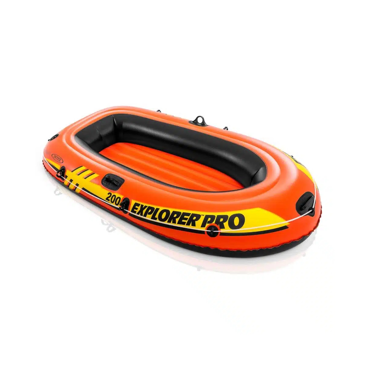 Lancha Inflable Color Naranja Intex - Miniatura 2