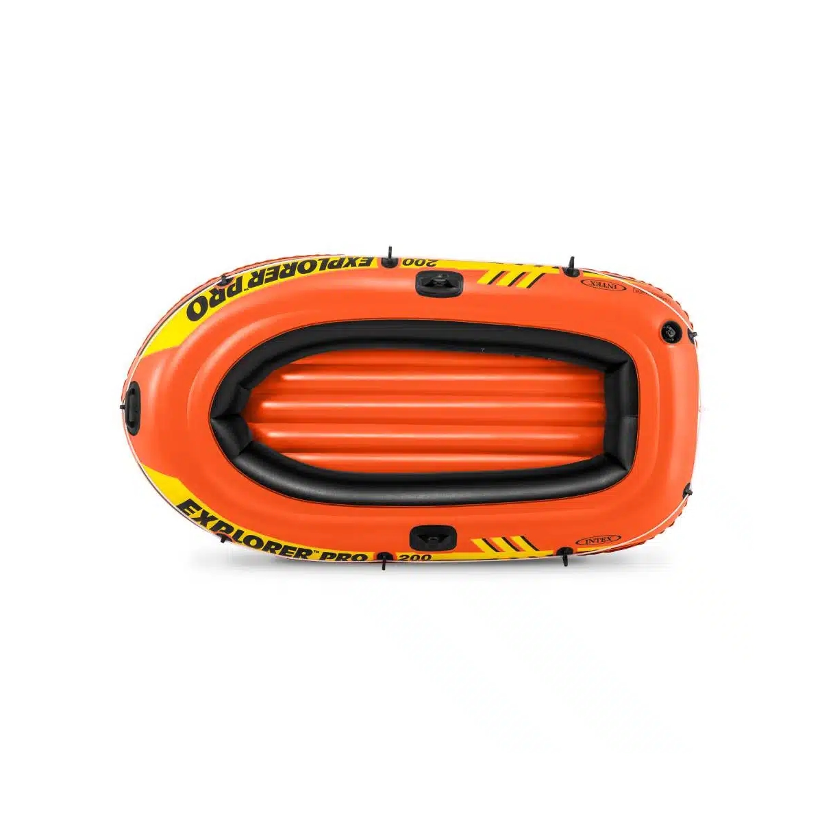 Lancha Inflable Color Naranja Intex - Miniatura 3
