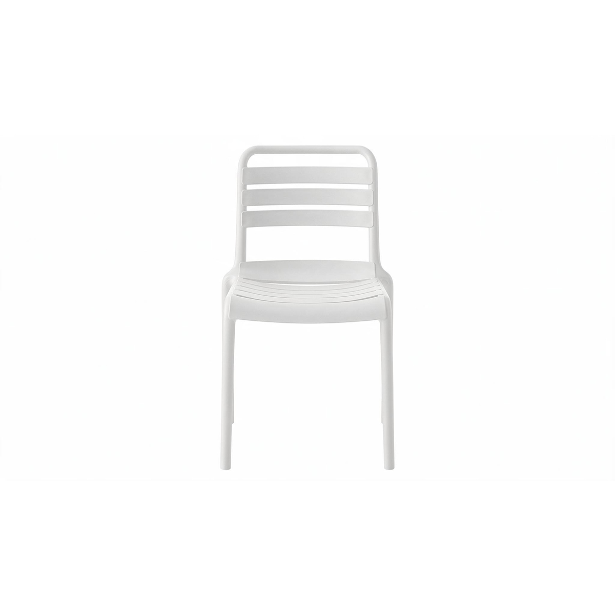 Silla Plástica Moderna Lagoon Color Blanco Bika
