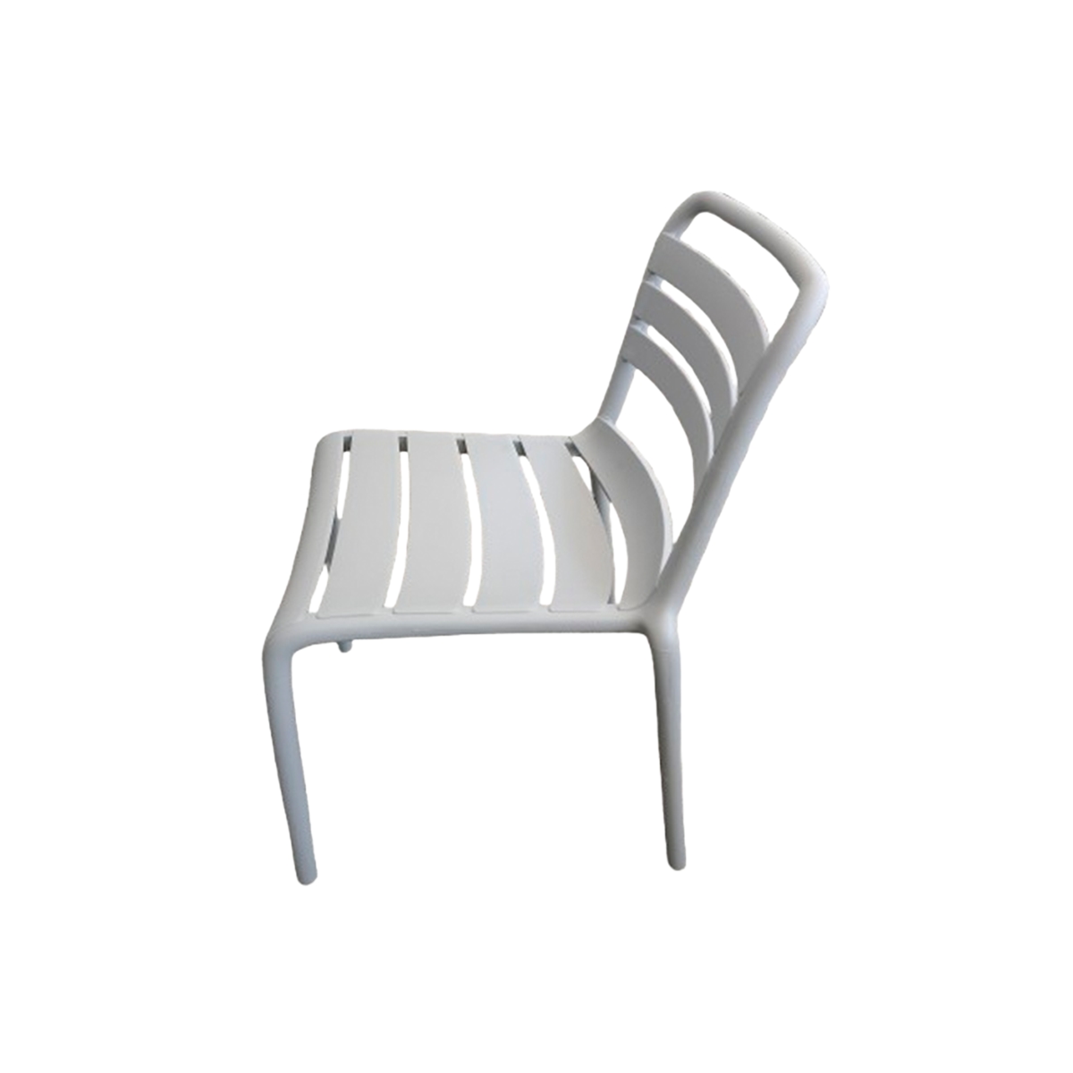 Silla Plástica Moderna Lagoon Color Blanco Bika - Miniatura 3
