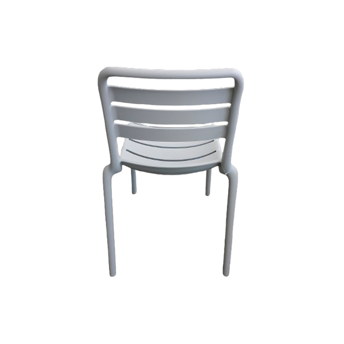 Silla Plástica Moderna Lagoon Color Blanco Bika - Miniatura 4