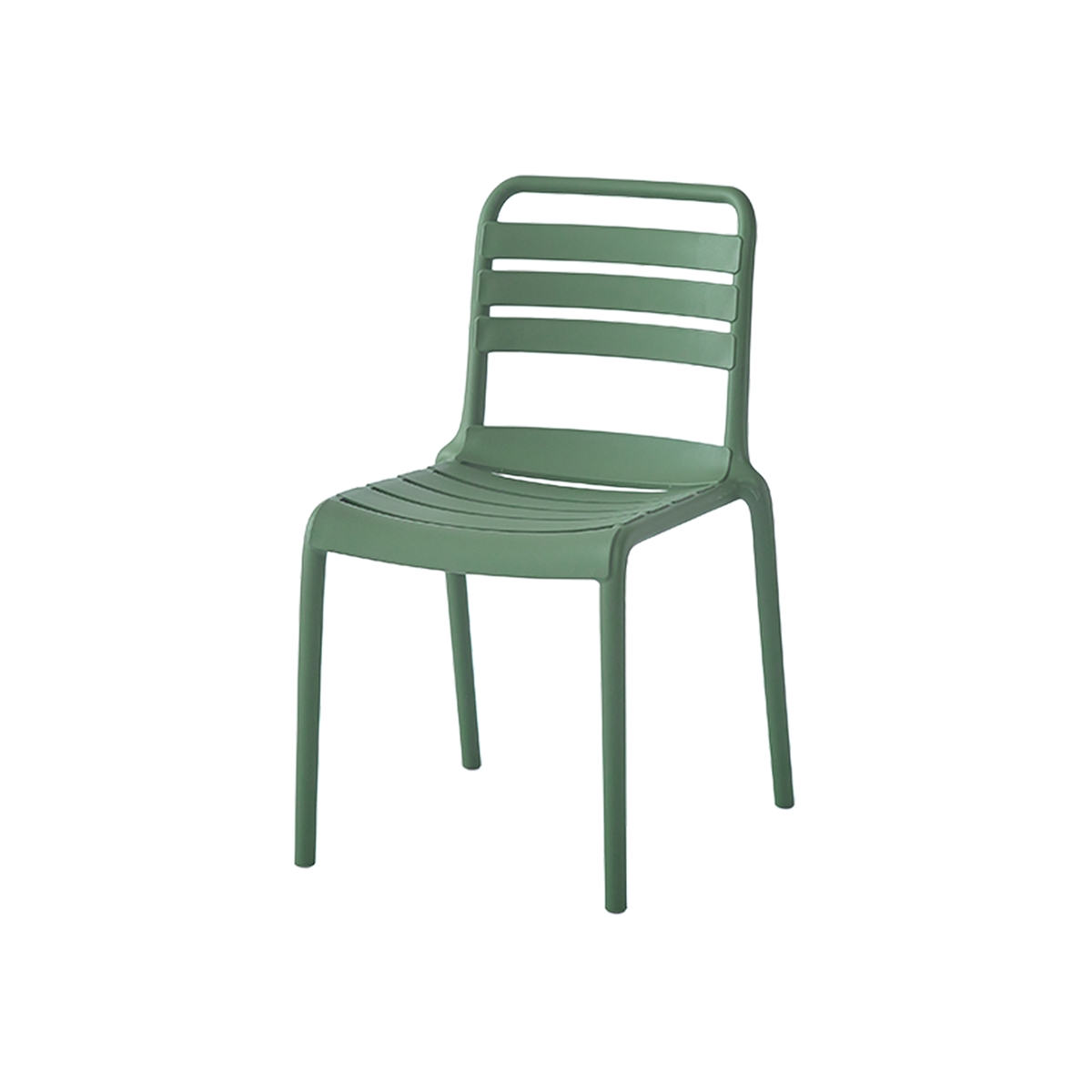 Silla Apilable Lagoon Color Verde Bika - Miniatura 4