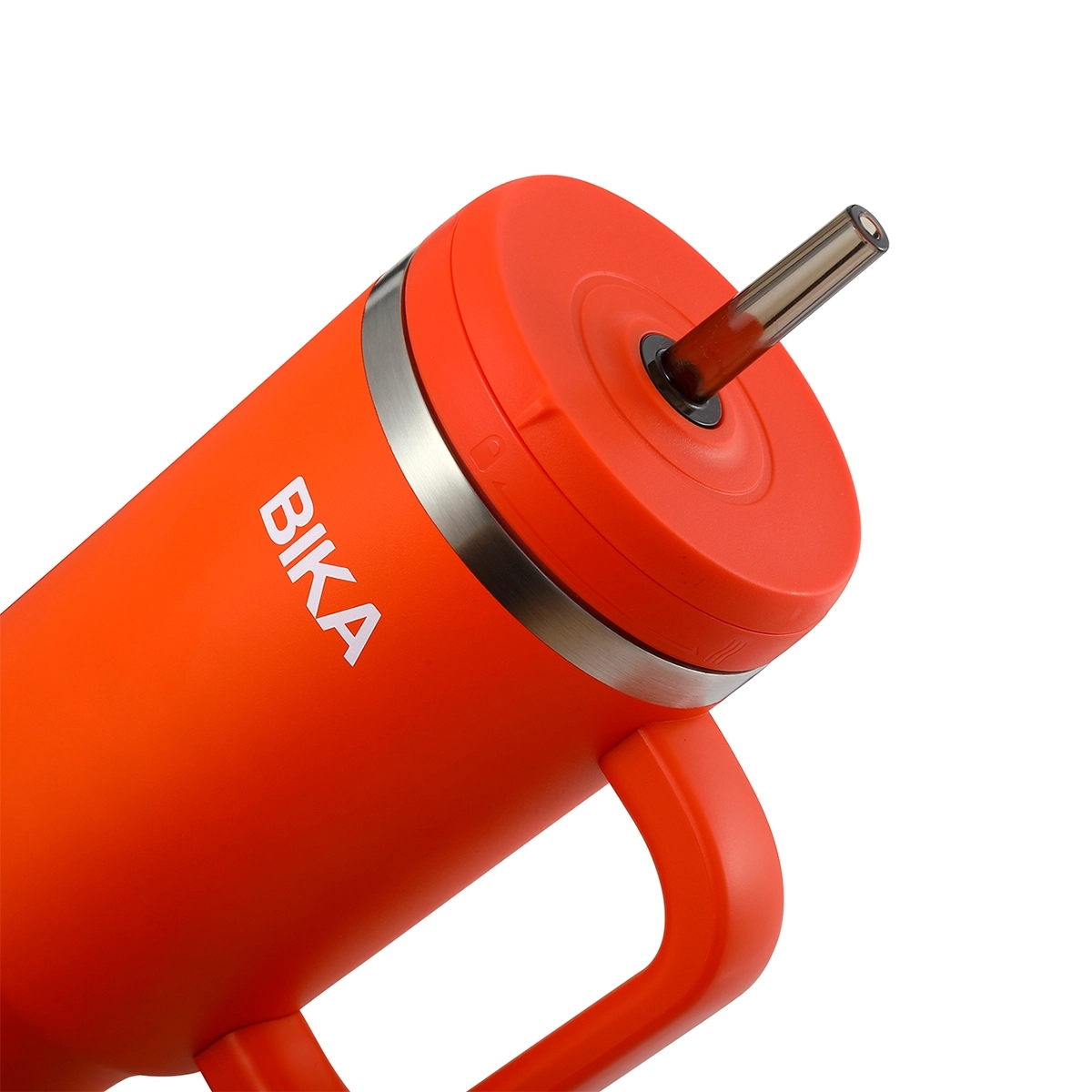 Vaso De 1180ml color Rojo Coral Bika - Miniatura 3