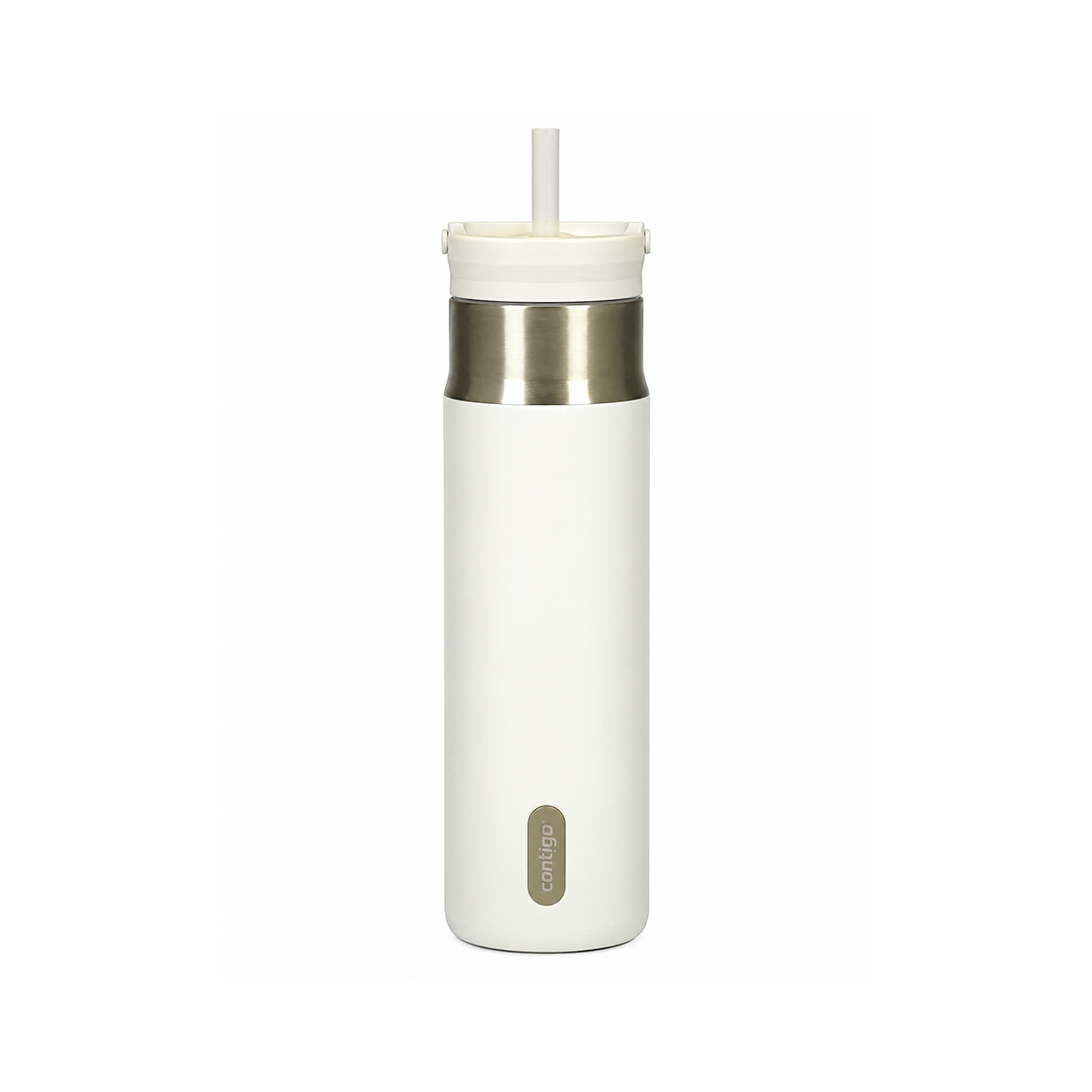 Termo De Acero Inoxidable 24 Onzas Color Blanco Contigo