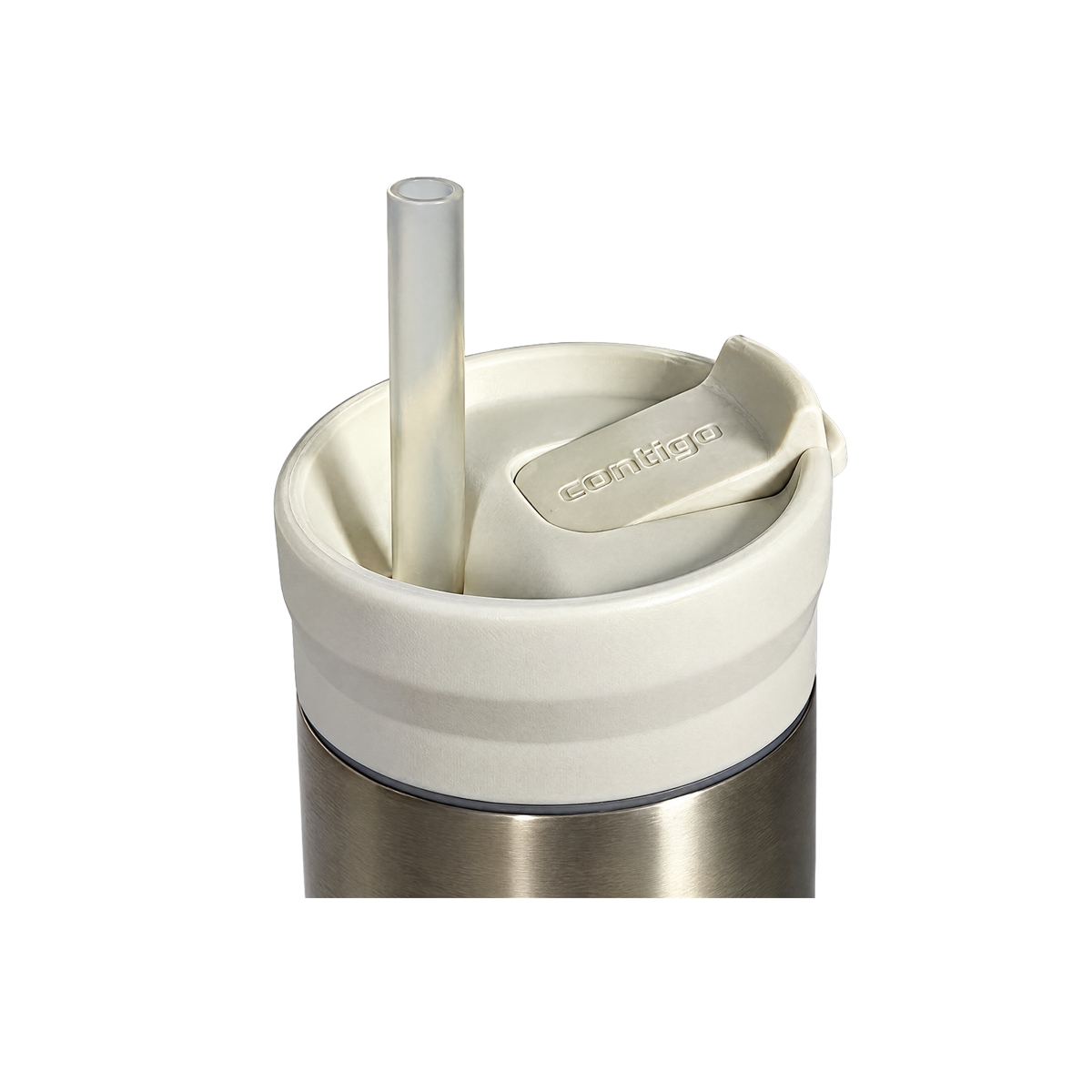 Termo De Acero Inoxidable 24 Onzas Color Blanco Contigo - Miniatura 3