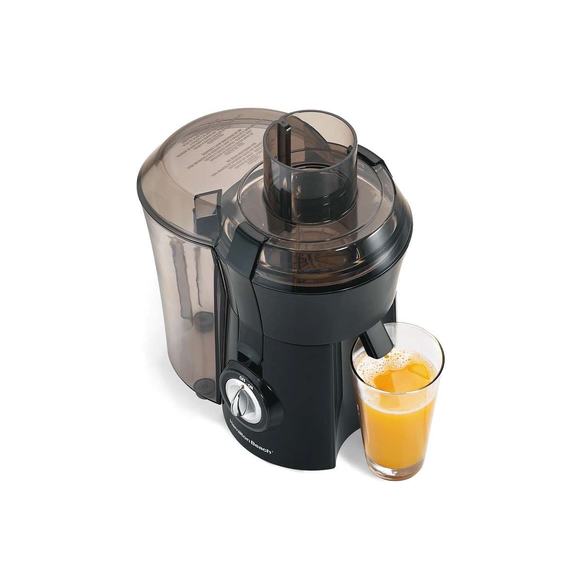 Extractor De Jugo Boca Ancha Color Negro Hamilton Beach - Miniatura 2