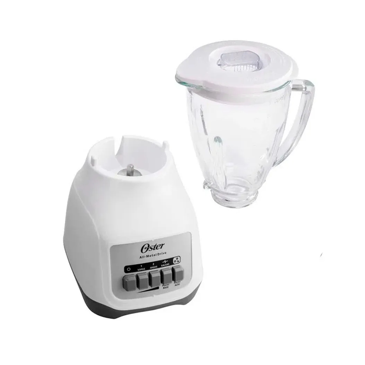 Licuadora 1.5 Litros De 2 Velocidades Color Blanco Oster - Miniatura 2
