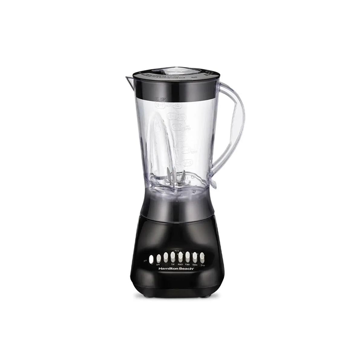 Licuadora De 1.65 Litros 10 Velocidades Color Negro Hamilton Beach