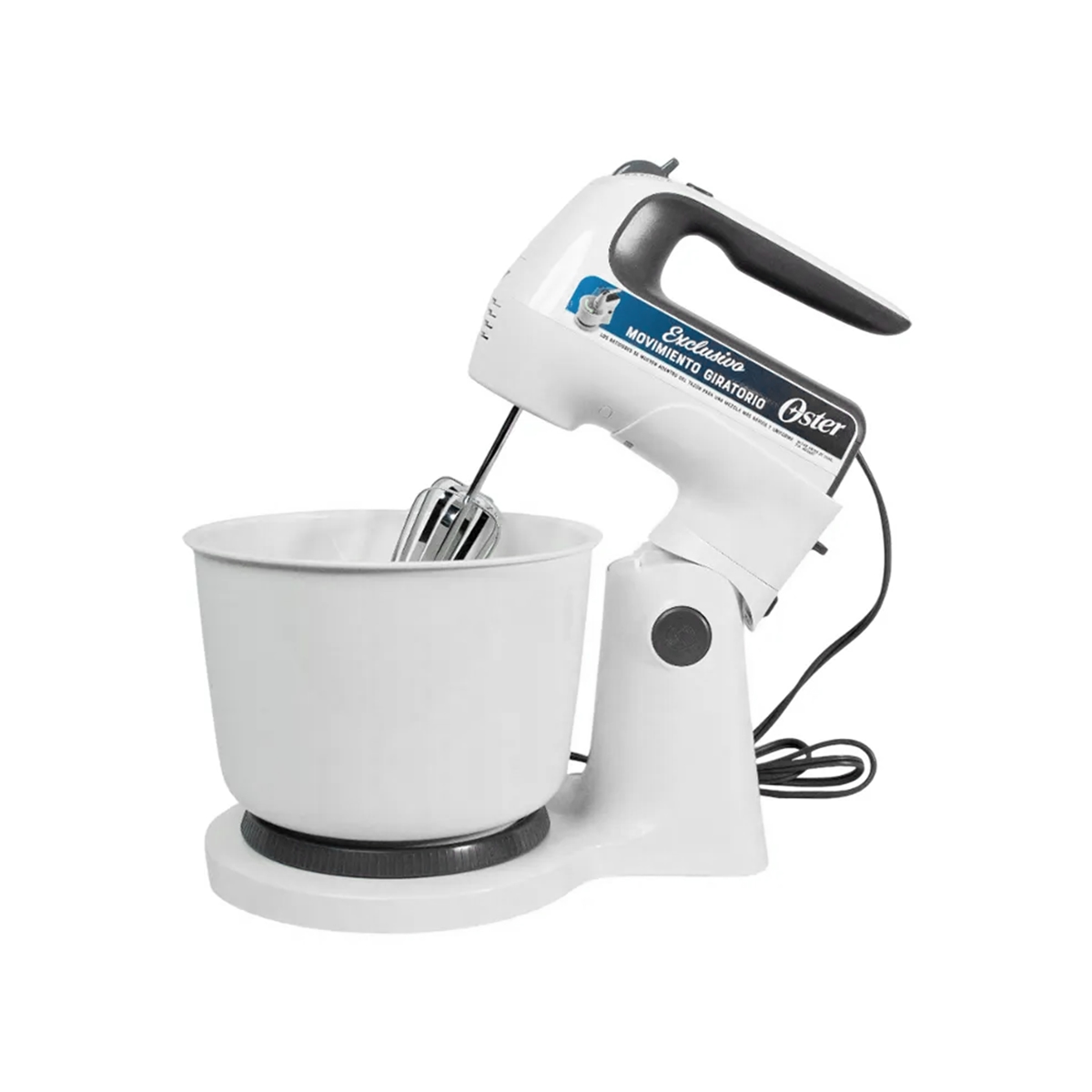 Batidora De Mano Y Pedestal 6 Velocidades Blanco Oster