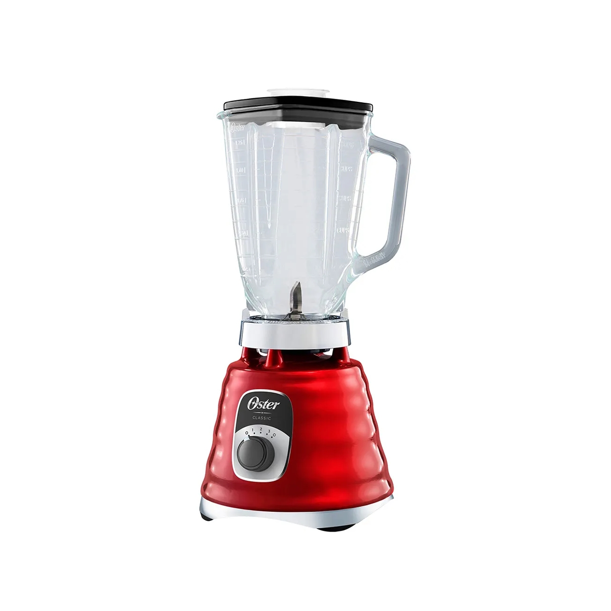 Licuadora De 1.25 Litros De 3 Velocidades Color Rojo Oster - Miniatura 2