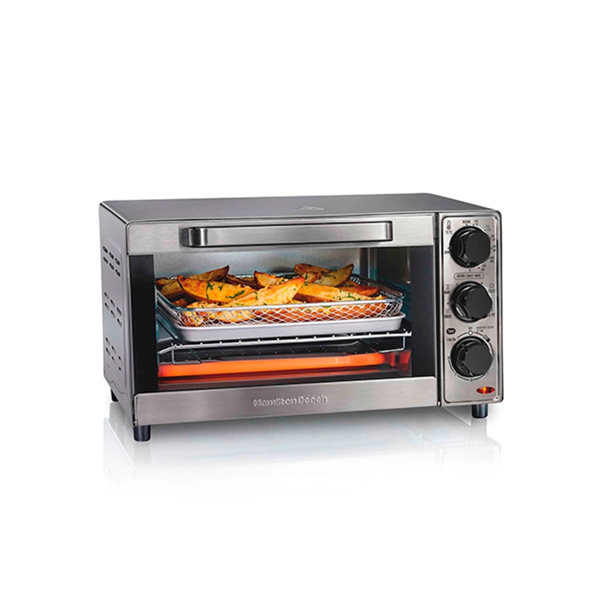 Horno Freidora De Aire Acero Inoxidable Color Plata Hamilton Beach - Miniatura 2