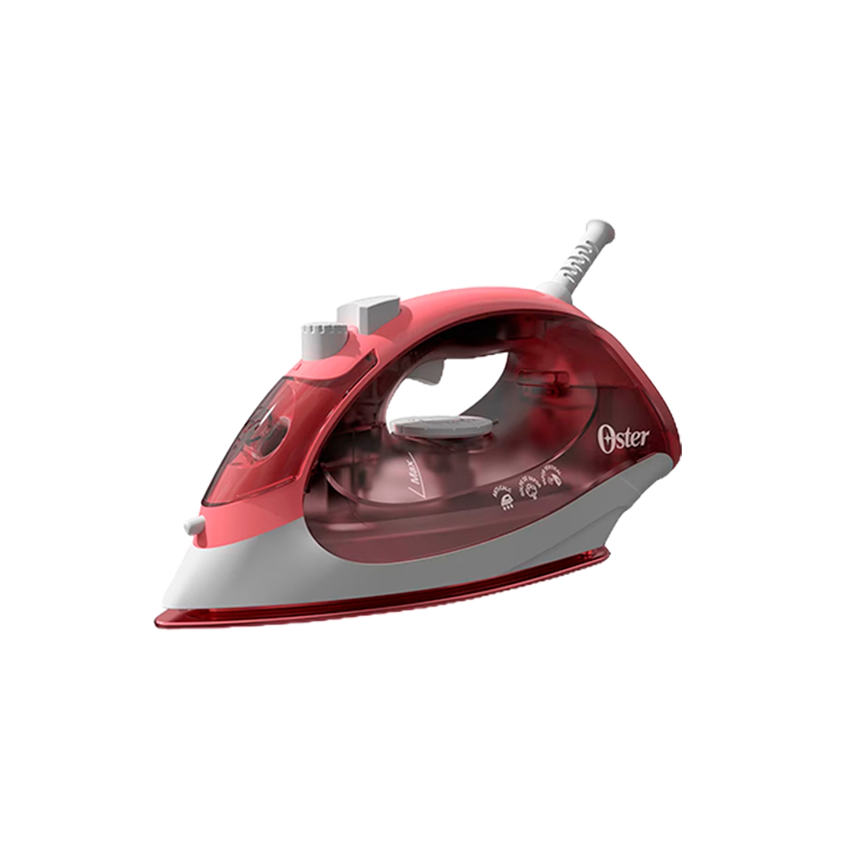 Plancha A Vapor Con Suela De Cerámica Color Rojo Oster