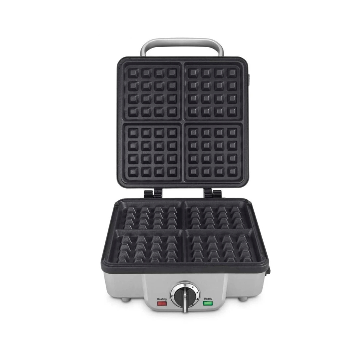Waflera Belga de 4 Unidades en Acero Inoxidable Color Plata Cuisinart