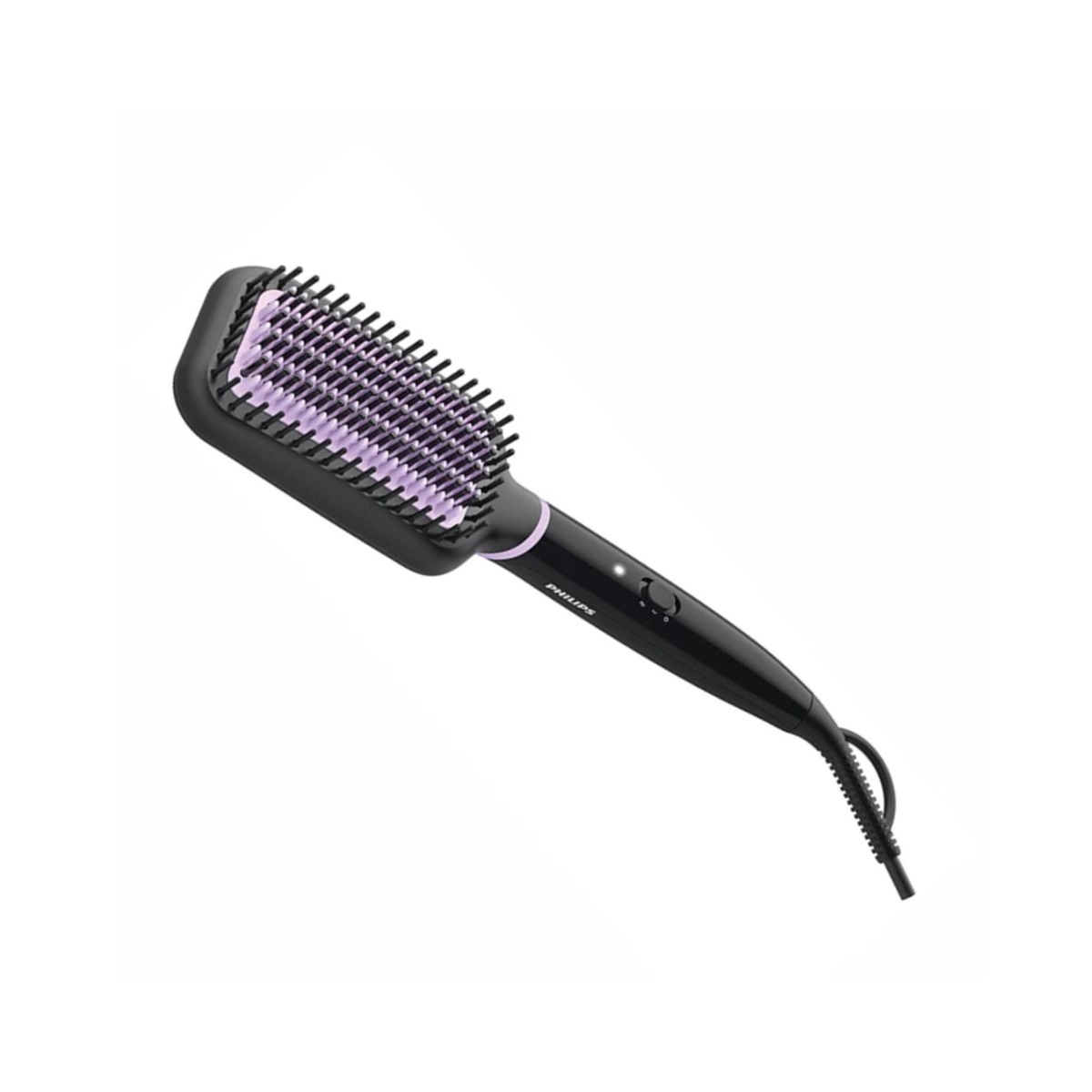 Cepillo Alisador De Ceramica Color Negro Philips