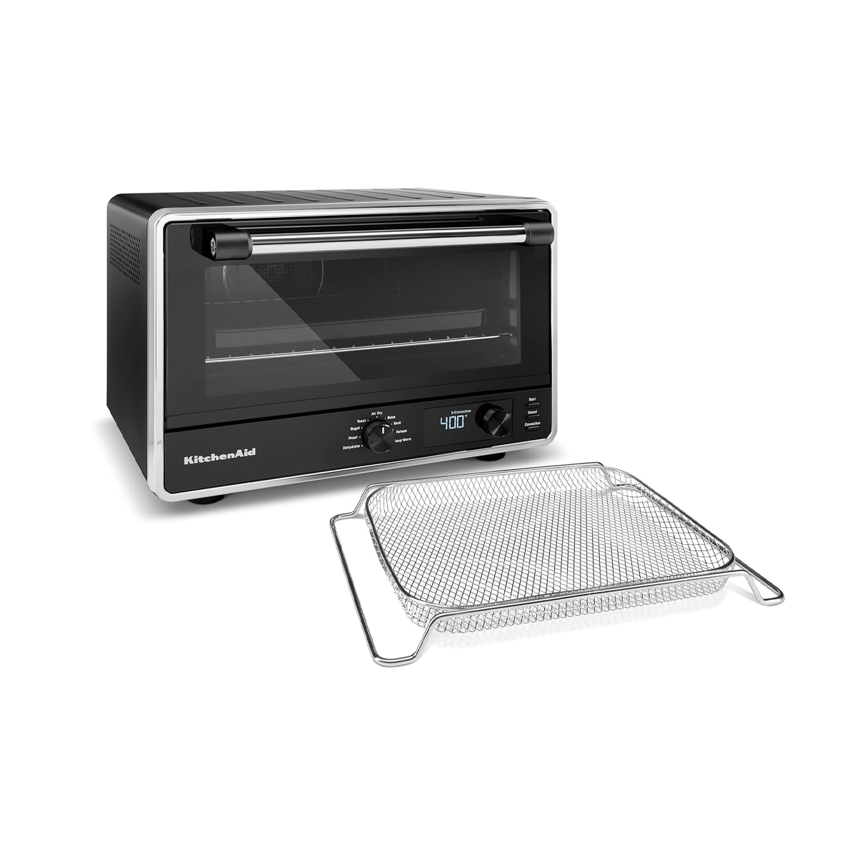 Horno Eléctrico Color Negro Con Freidora De Aire 21 Litros KitchenAid - Miniatura 2