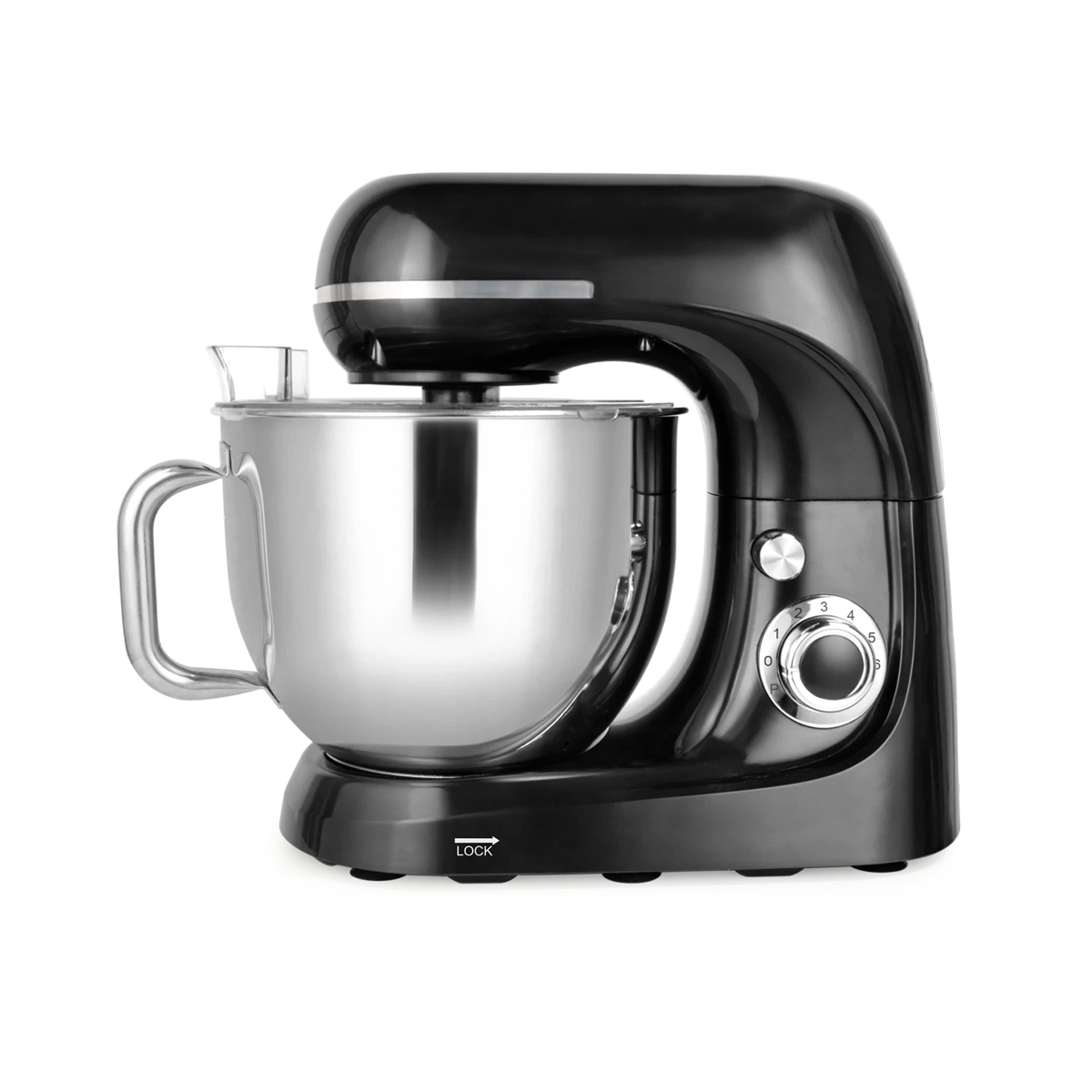 Batidora De Pedestal 5.3 Lt 6 Velocidades Negra Bremen - Miniatura 2