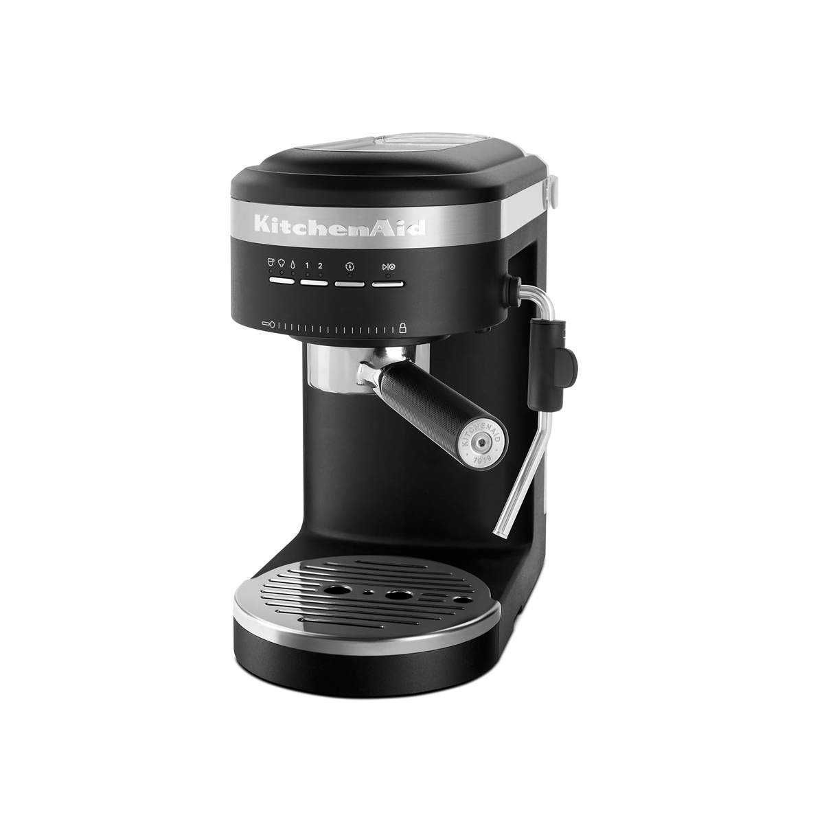 Máquina De Espresso Semiautomática Color Negro KitchenAid - Miniatura 2