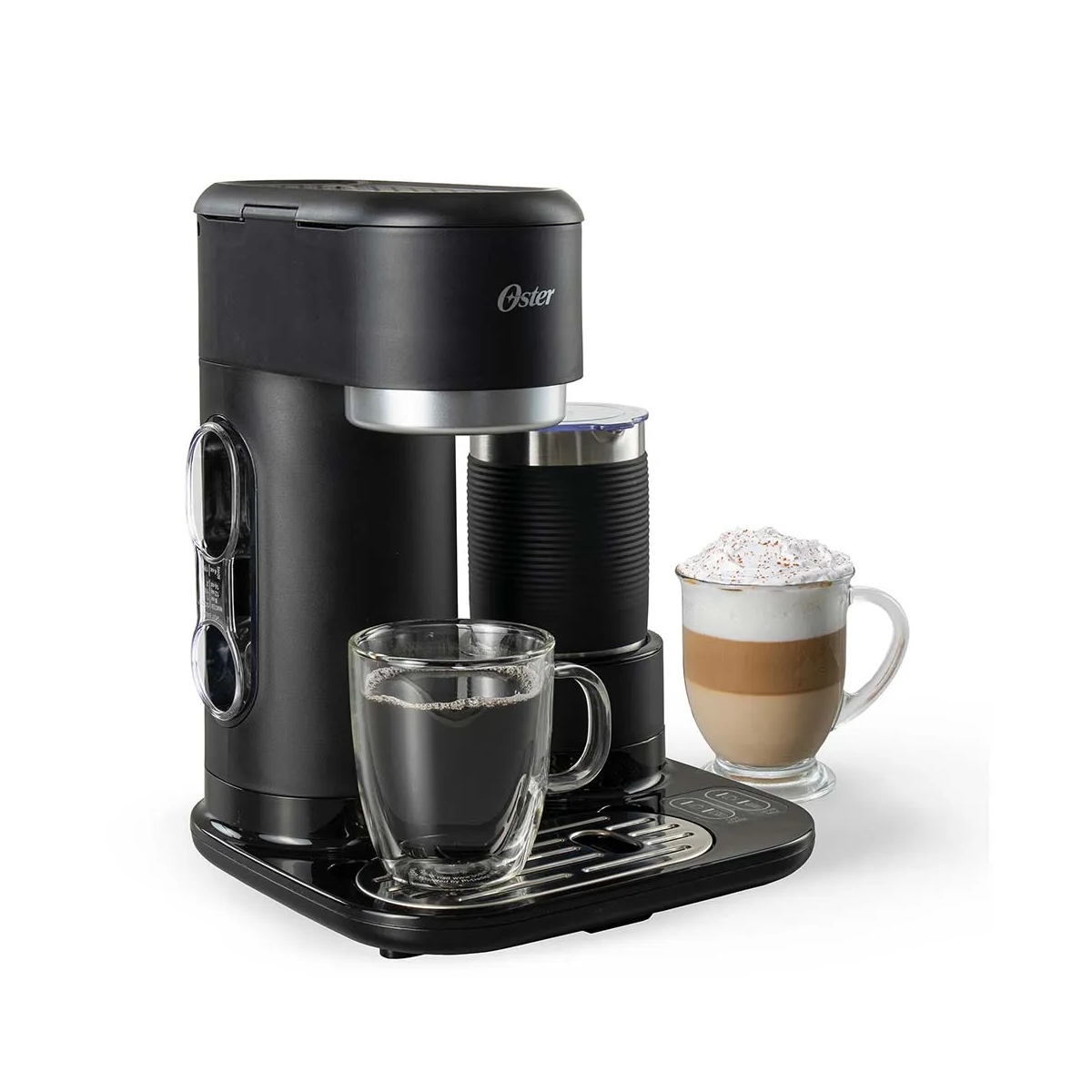 Cafetera Multifuncional 4 en 1 con Espumador de Leche Color Negro Oster - Miniatura 3