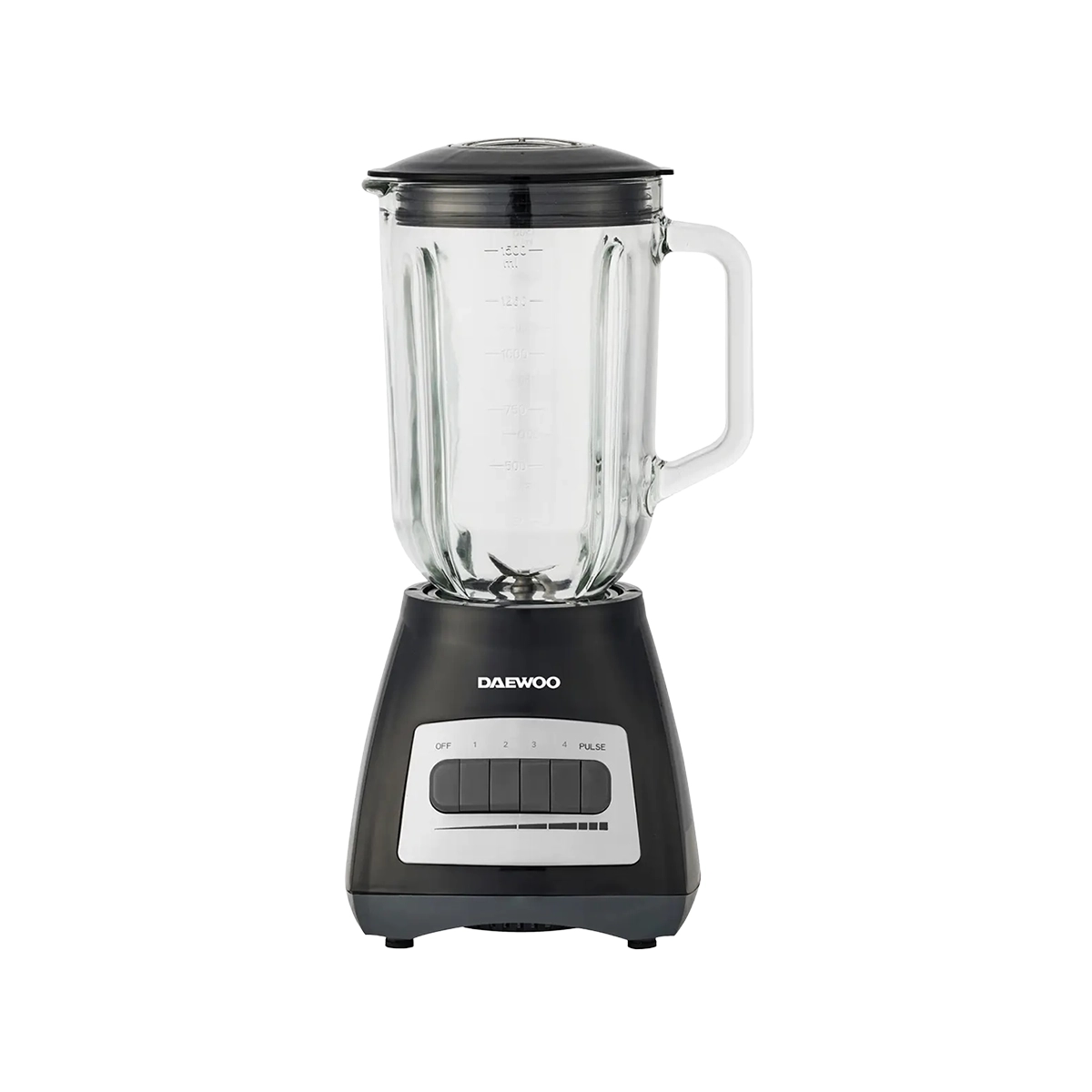 Licuadora De 1.5 Litros Con Procesador De Alimentos Color Negro Daewoo