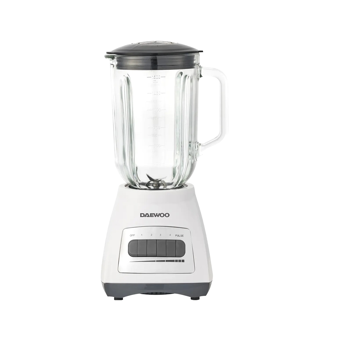 Licuadora De 1.5 Litros Con Procesador de Alimentos Color Blanco Daewoo