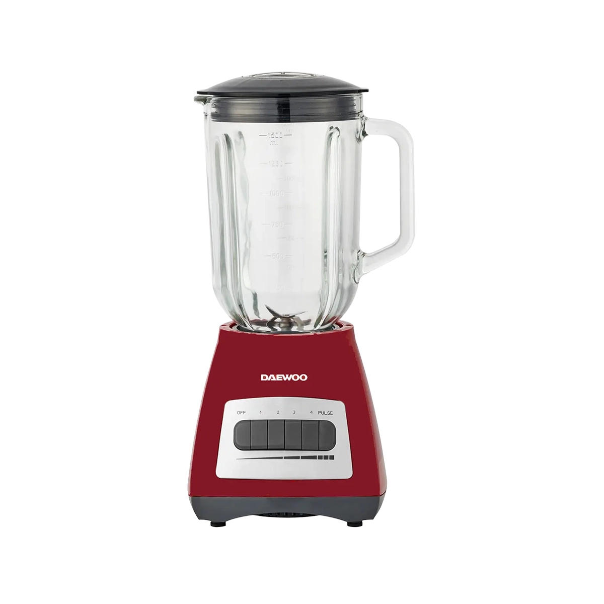 Licuadora Con Procesador De Alimentos De 1.5 Litros Color Rojo Daewoo