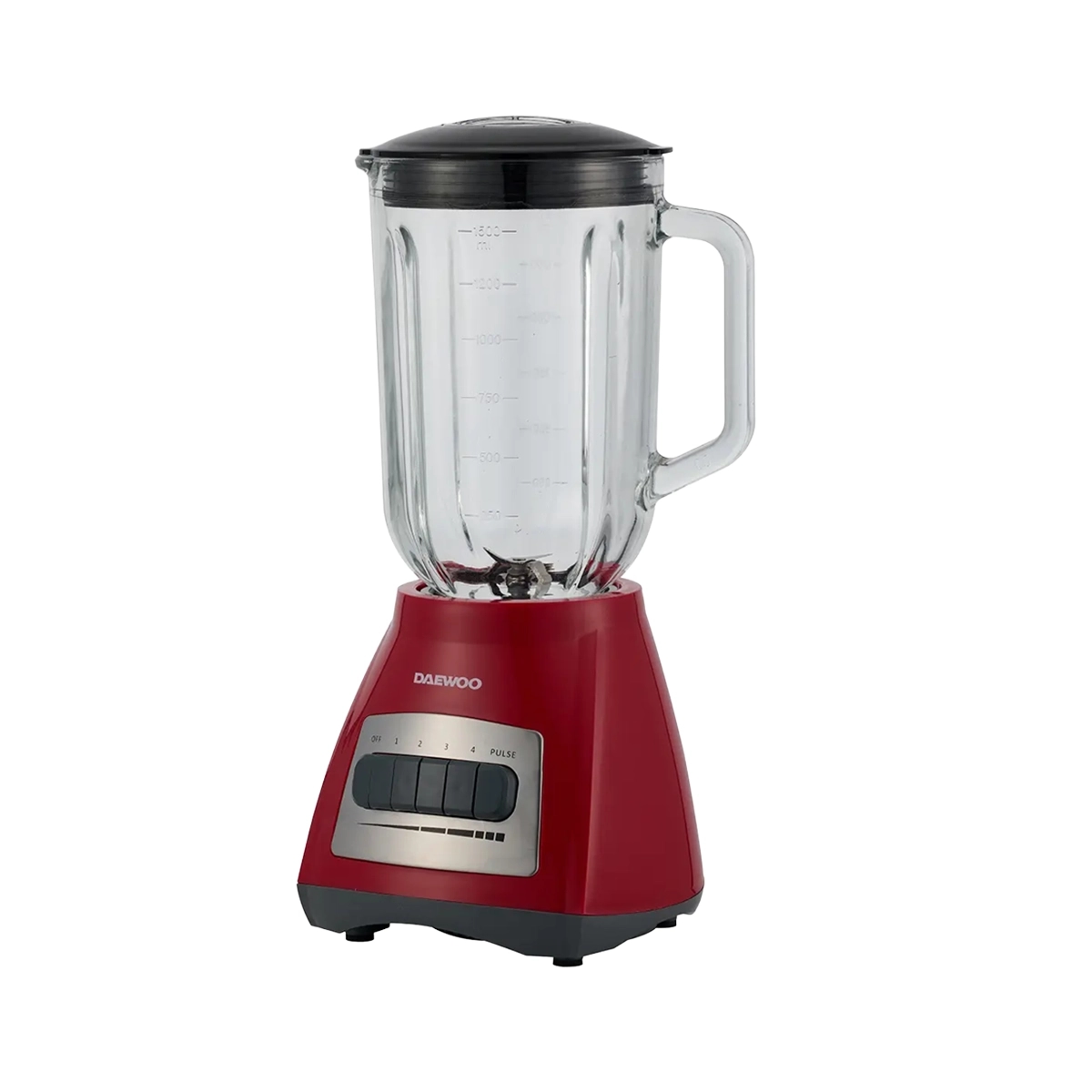 Licuadora Con Procesador De Alimentos De 1.5 Litros Color Rojo Daewoo - Miniatura 3