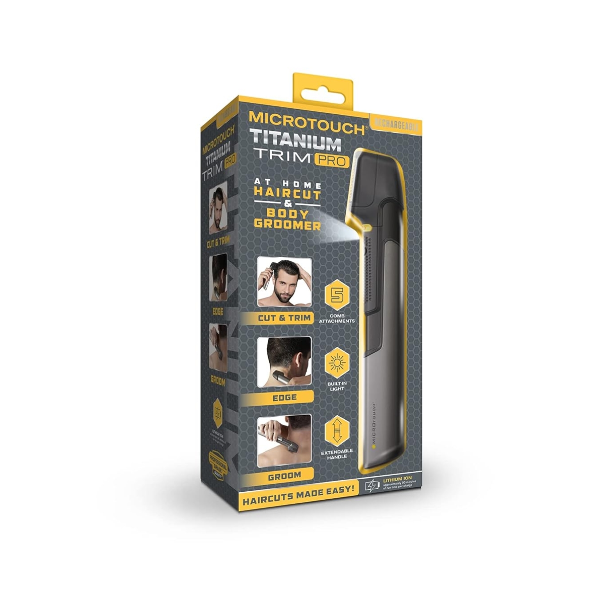 Afeitadora Inalámbrica Titanium color Negro MicroTouch - Miniatura 4