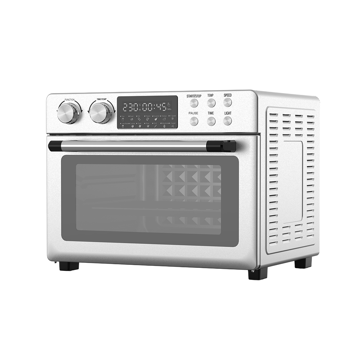 Horno Digital Con Freidora De Aire 30 Litros Color Plateado Daewoo - Miniatura 2