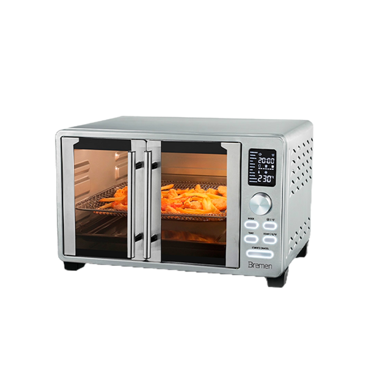 Horno Digital con Air Fryer 23 Litros Color Plateado Bremen - Miniatura 2