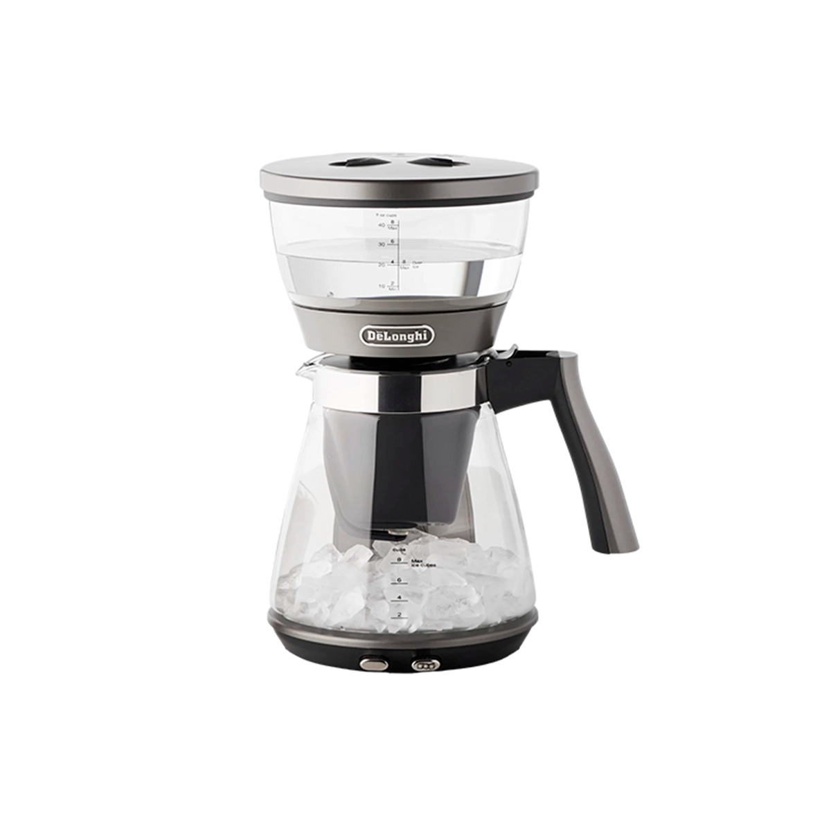 Cafetera Especial 3 en 1 en Acero y Cristal DeLonghi - Miniatura 2