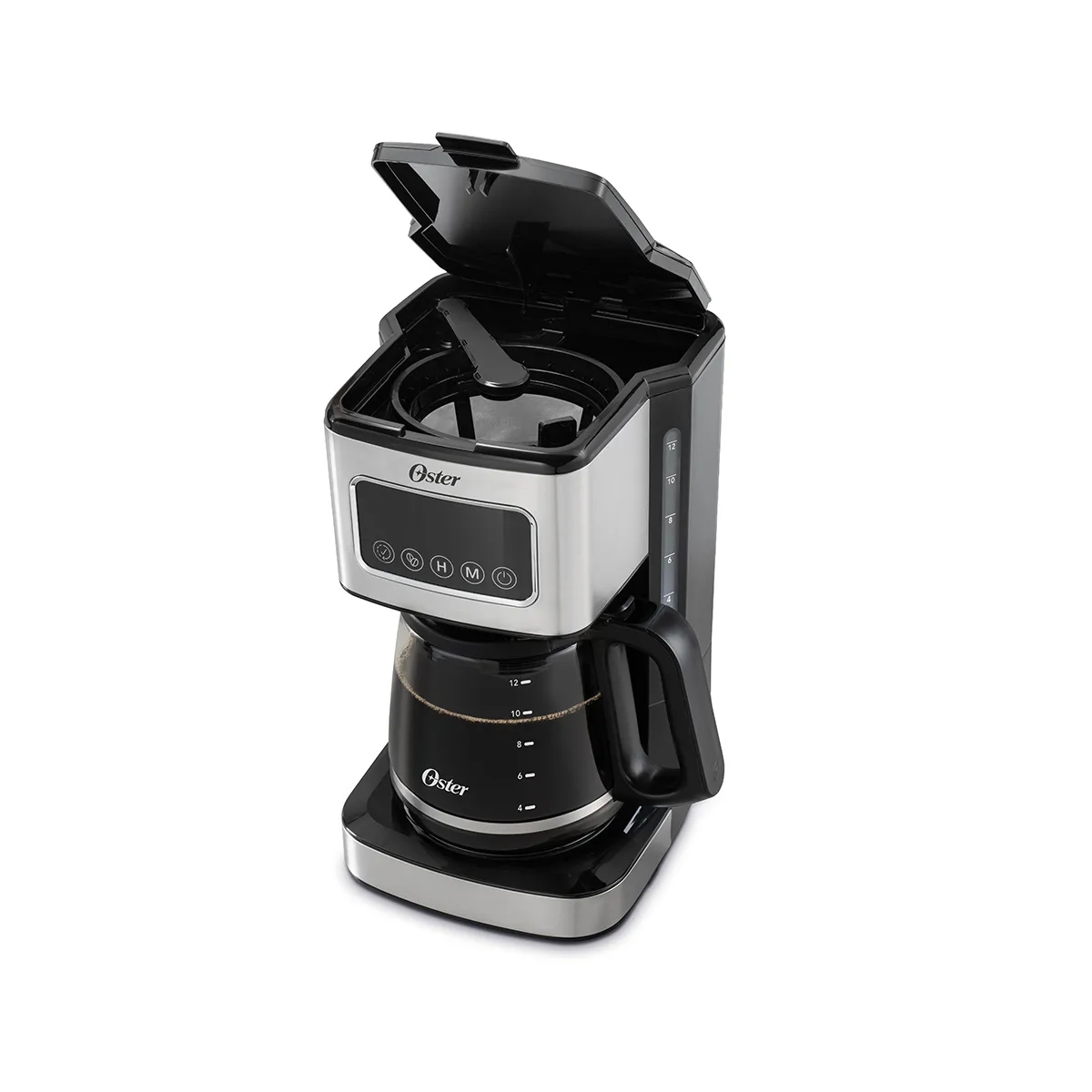 Cafetera 12 Tazas Con Panel Tactil Color Plata Oster - Miniatura 3