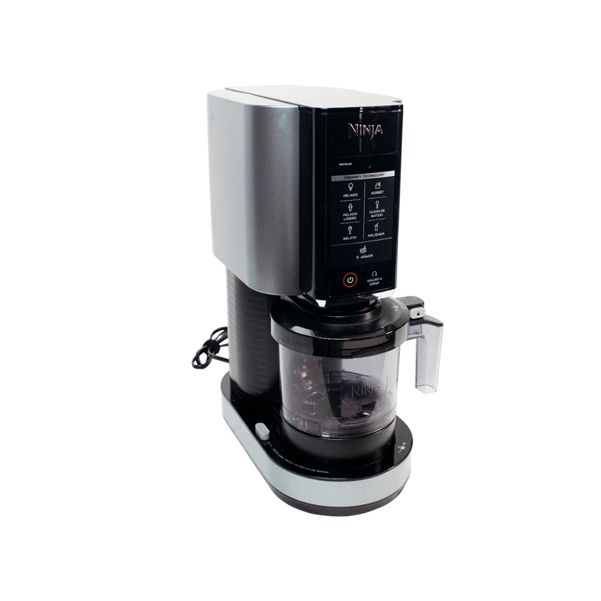 Máquina Para Hacer Helados De 7 Programas Color Plata Ninja - Miniatura 2