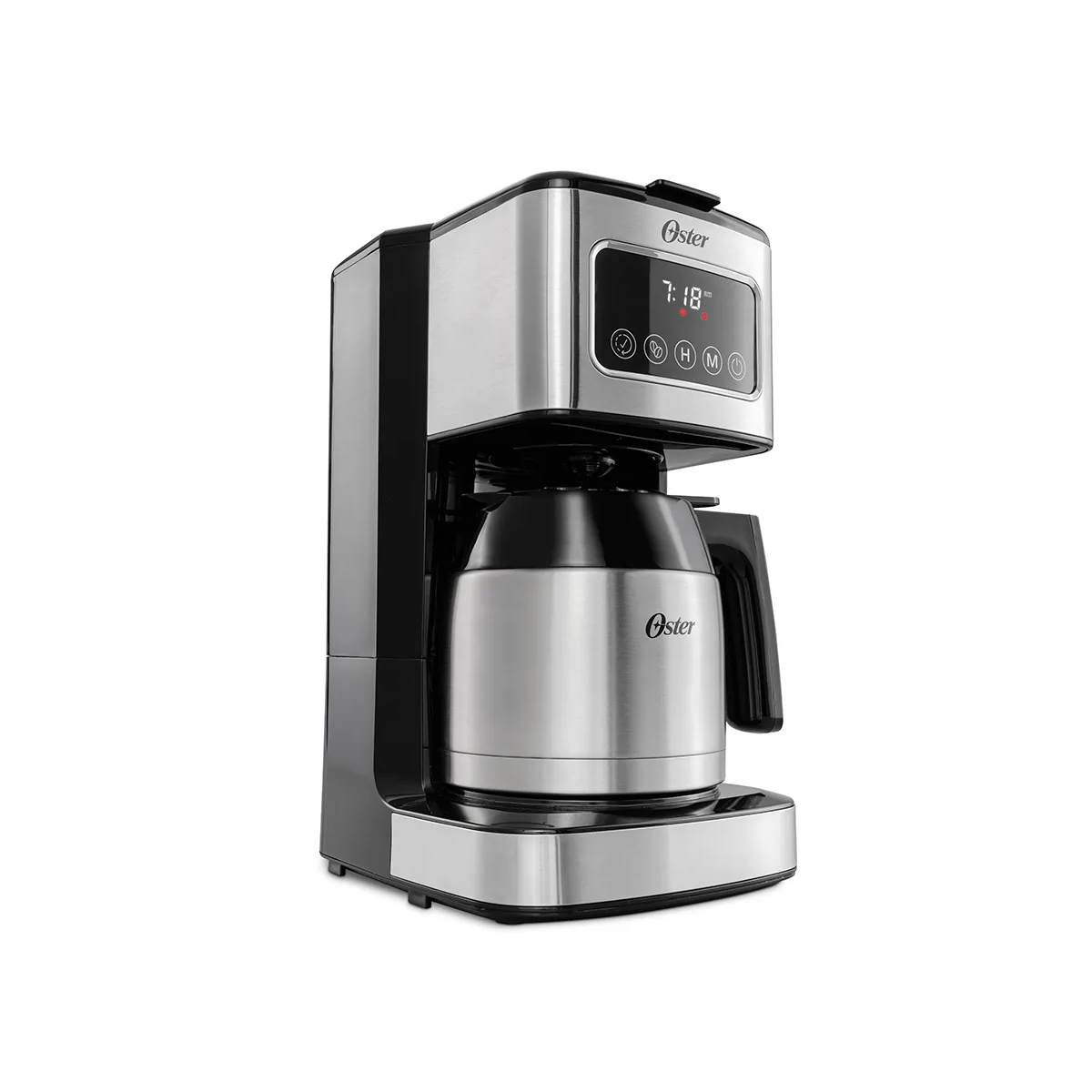 Cafetera 8 Tazas Con Panel Tactil Color Plata Oster - Miniatura 2