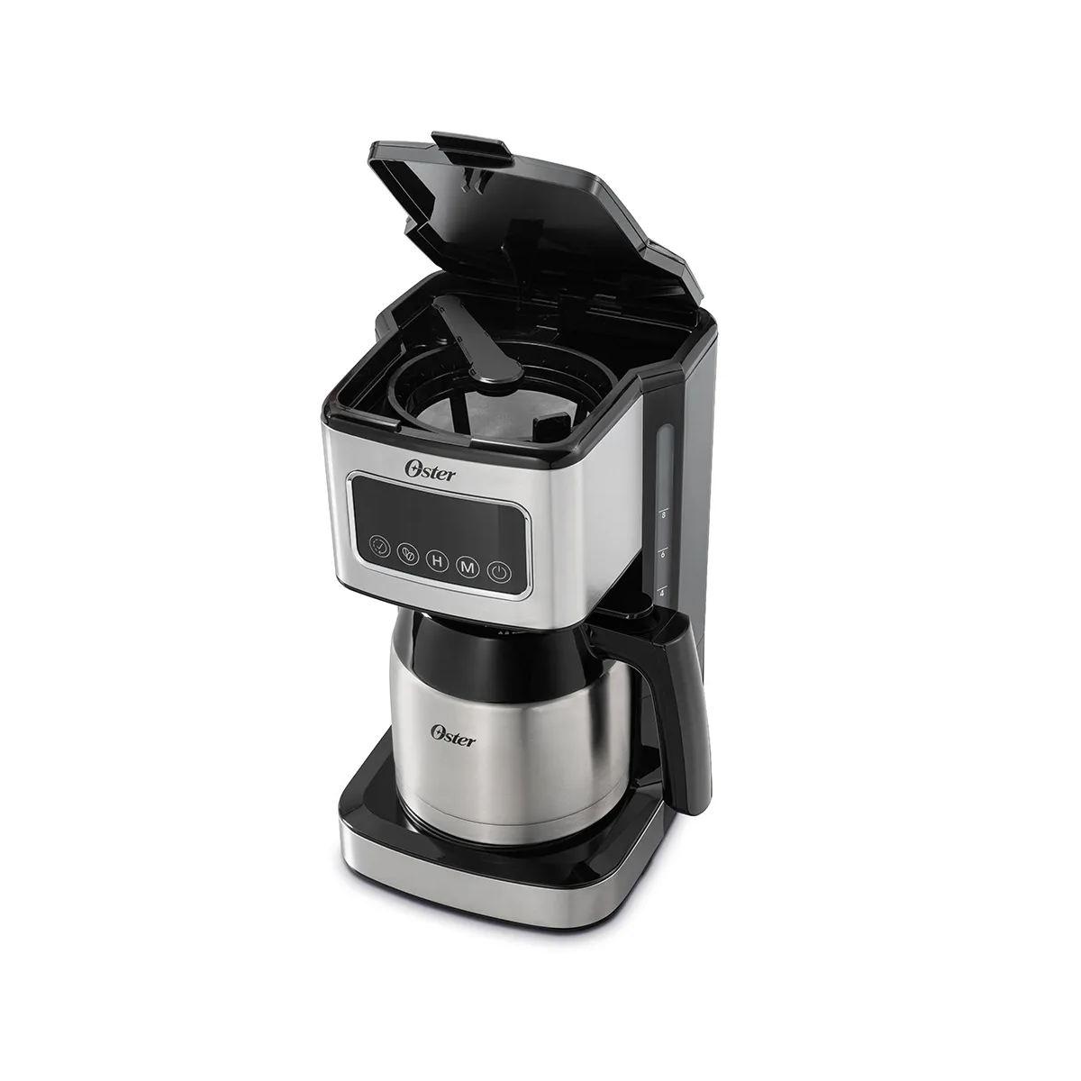 Cafetera 8 Tazas Con Panel Tactil Color Plata Oster - Miniatura 3