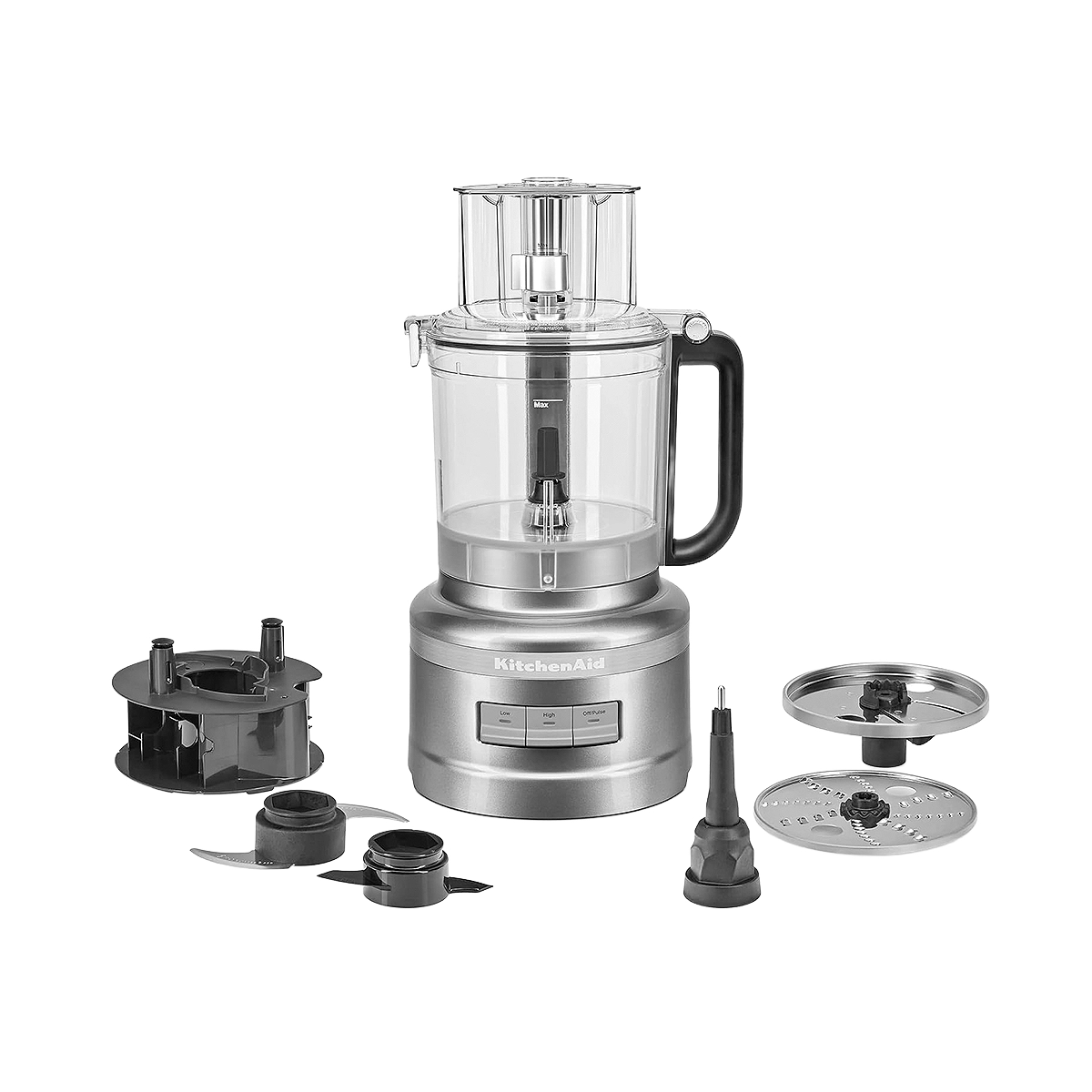 Procesador De Alimentos De 13 Tazas Con Accesorios Color Plata KitchenAid - Miniatura 2