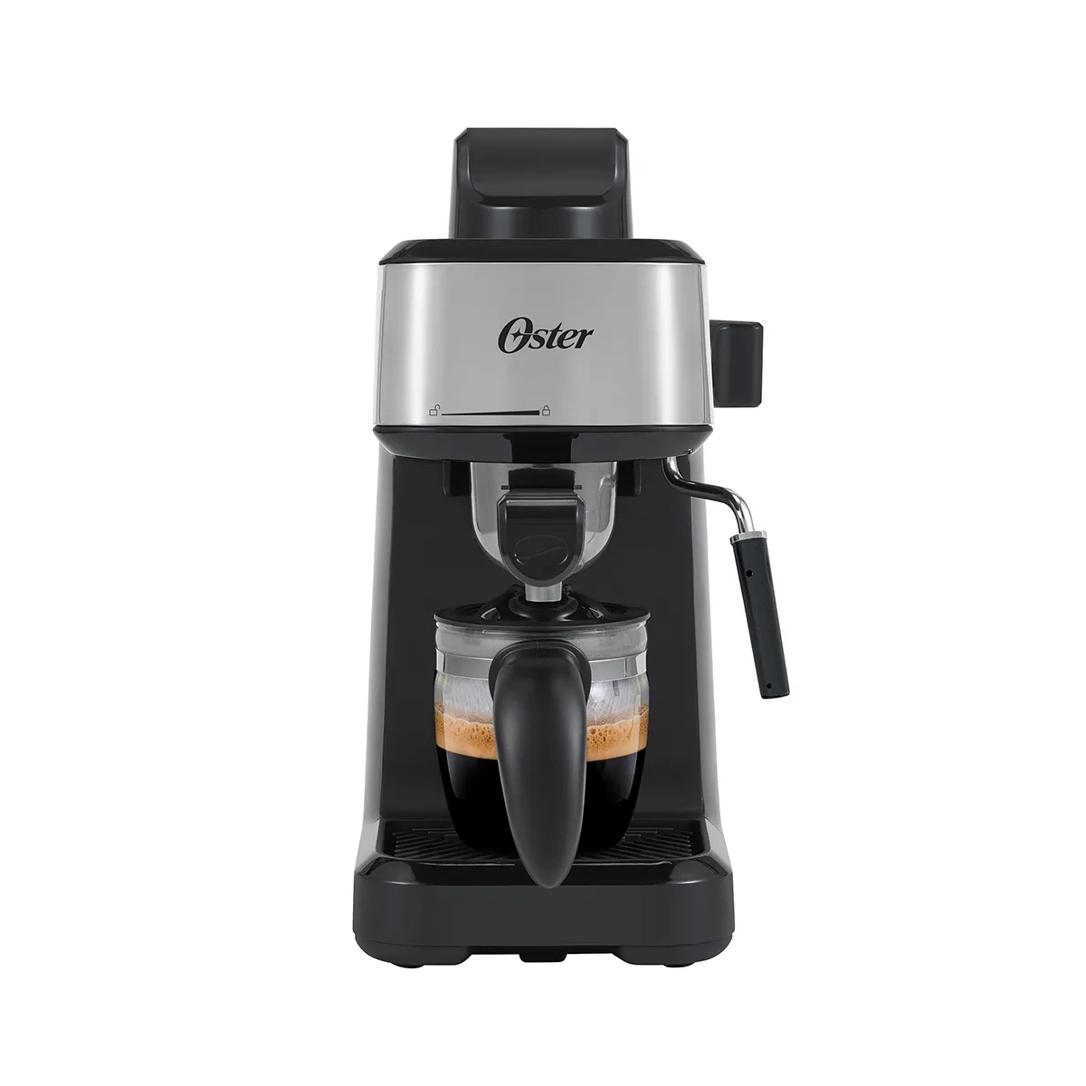 Cafetera Espresso de 4 Tazas en Acero Inoxidable Oster