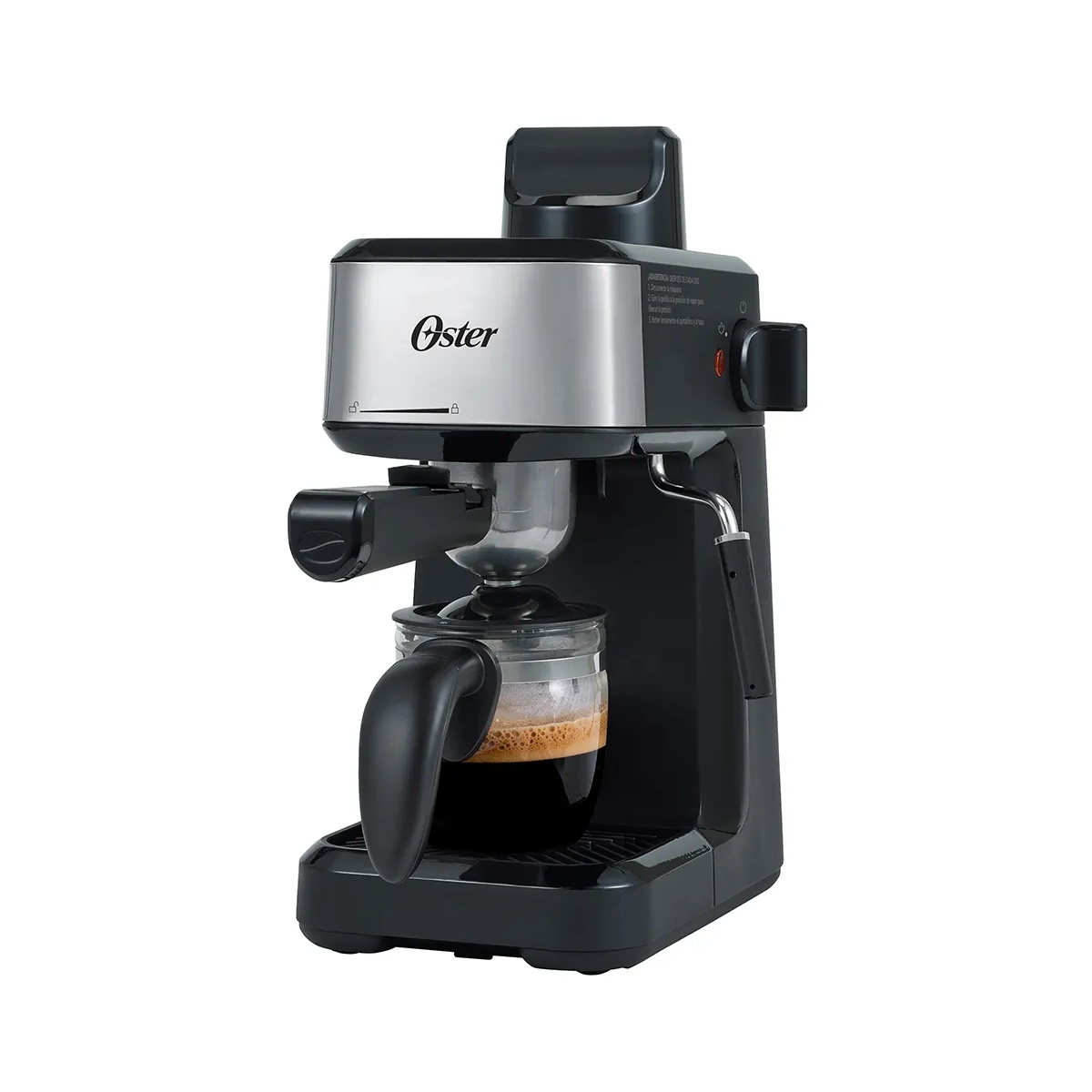 Cafetera Espresso de 4 Tazas en Acero Inoxidable Oster - Miniatura 2