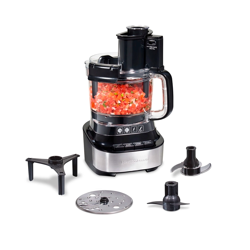Procesador De Alimentos 10 Tazas Con Rascador Tazón Hamilton Beach