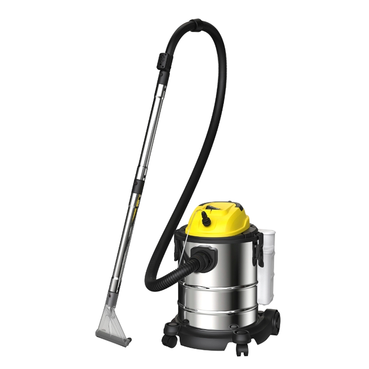 Aspiradora Seco Y Mojado Doble Función 25 Litros 1100 Watts Color Amarillo Daewoo - Miniatura 2