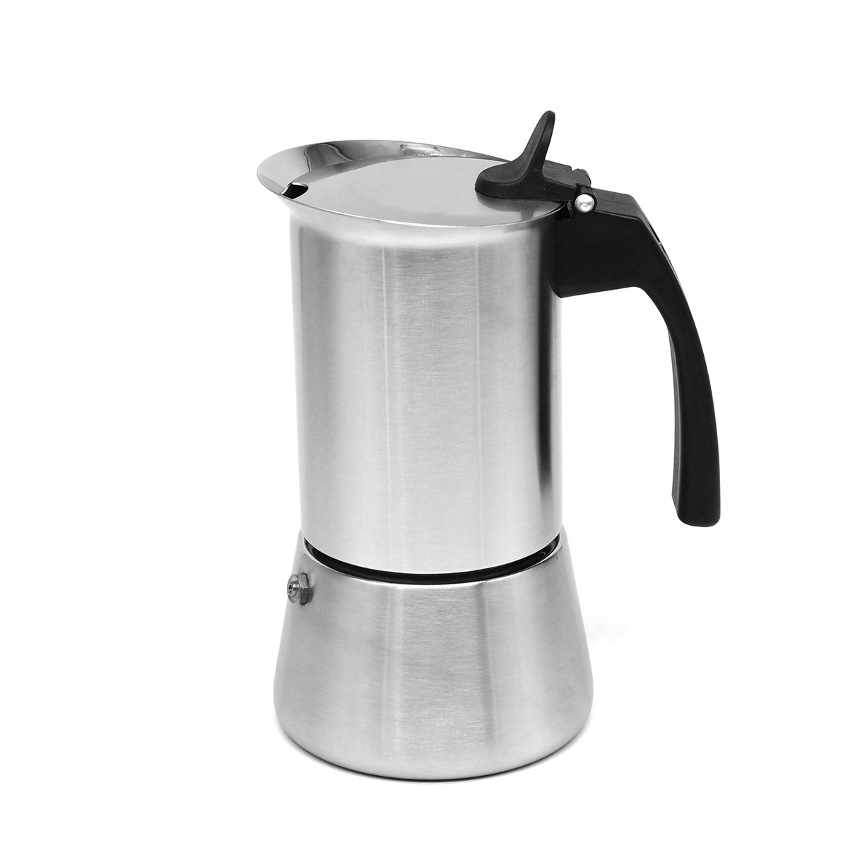 Cafetera 6 Tazas Color Plata Greca - Miniatura 2