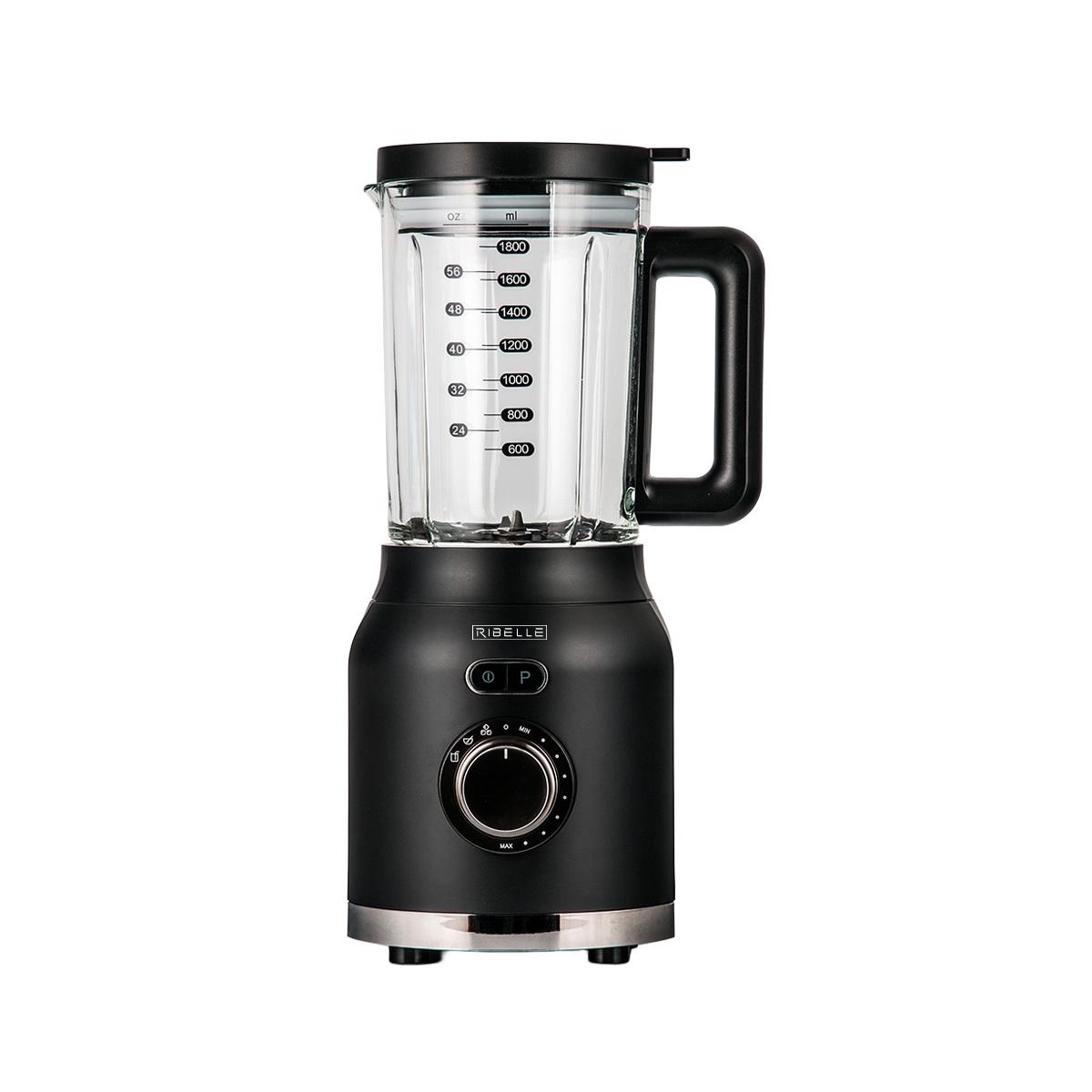 Licuadora De 1.8 Litros Color Negro Ribelle