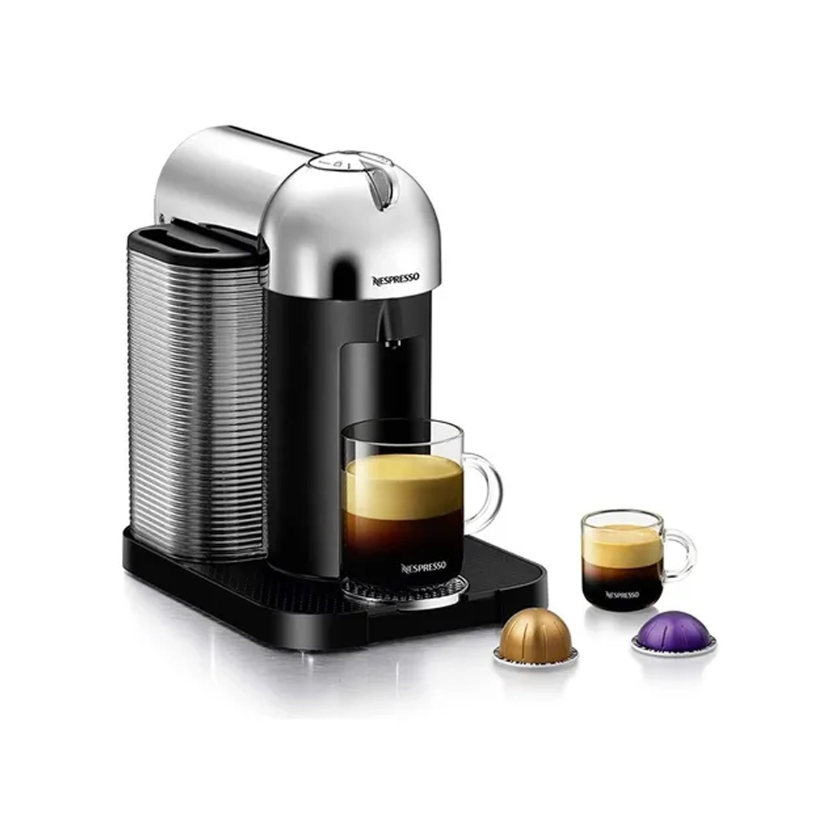 Cafetera Espresso Vertuo Flathead con Tecnología Centrifusion Color Plata Nespresso - Miniatura 2