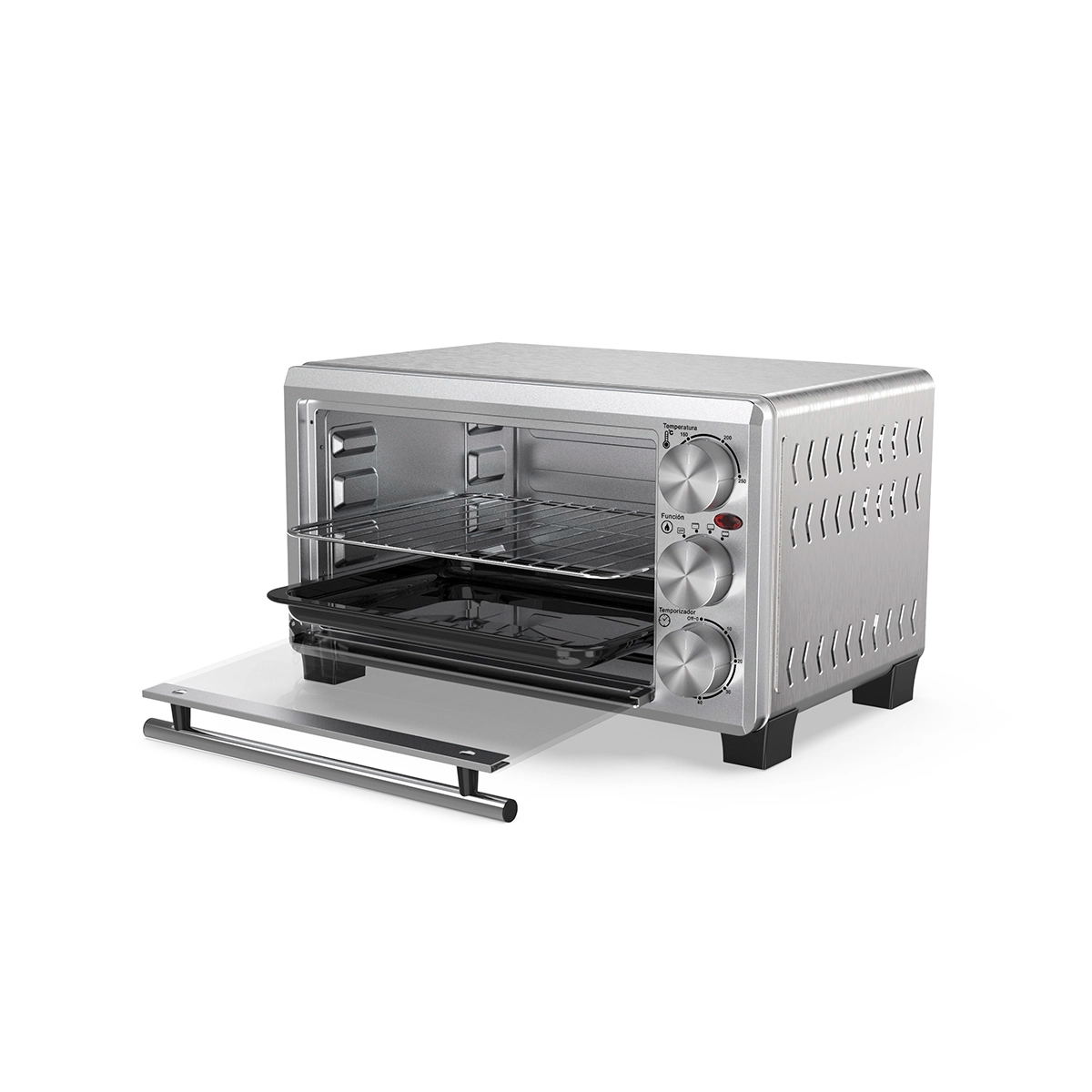 Horno Tostador 15 Litros Color Plata Daewoo - Miniatura 3