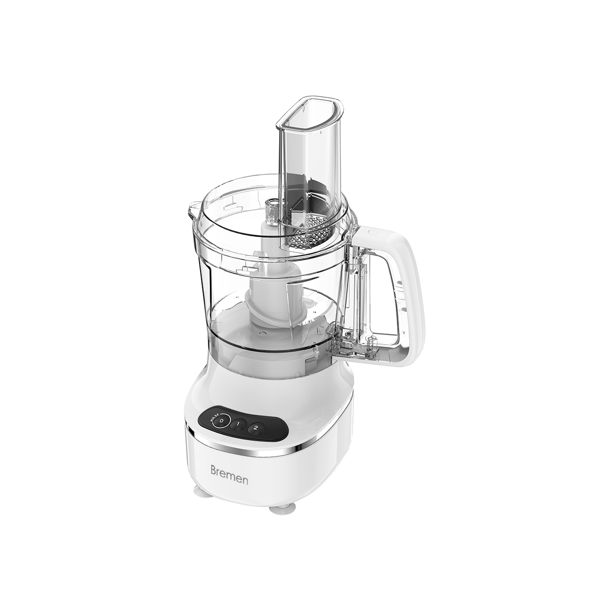 Procesador De Alimentos 4 Tazas Color Gris Bremen - Miniatura 2