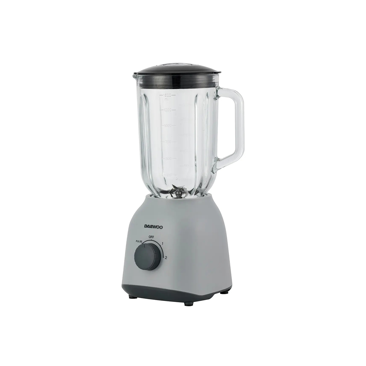 Licuadora De 1.5 Litros De 2 Velocidades Color Gris Daewoo