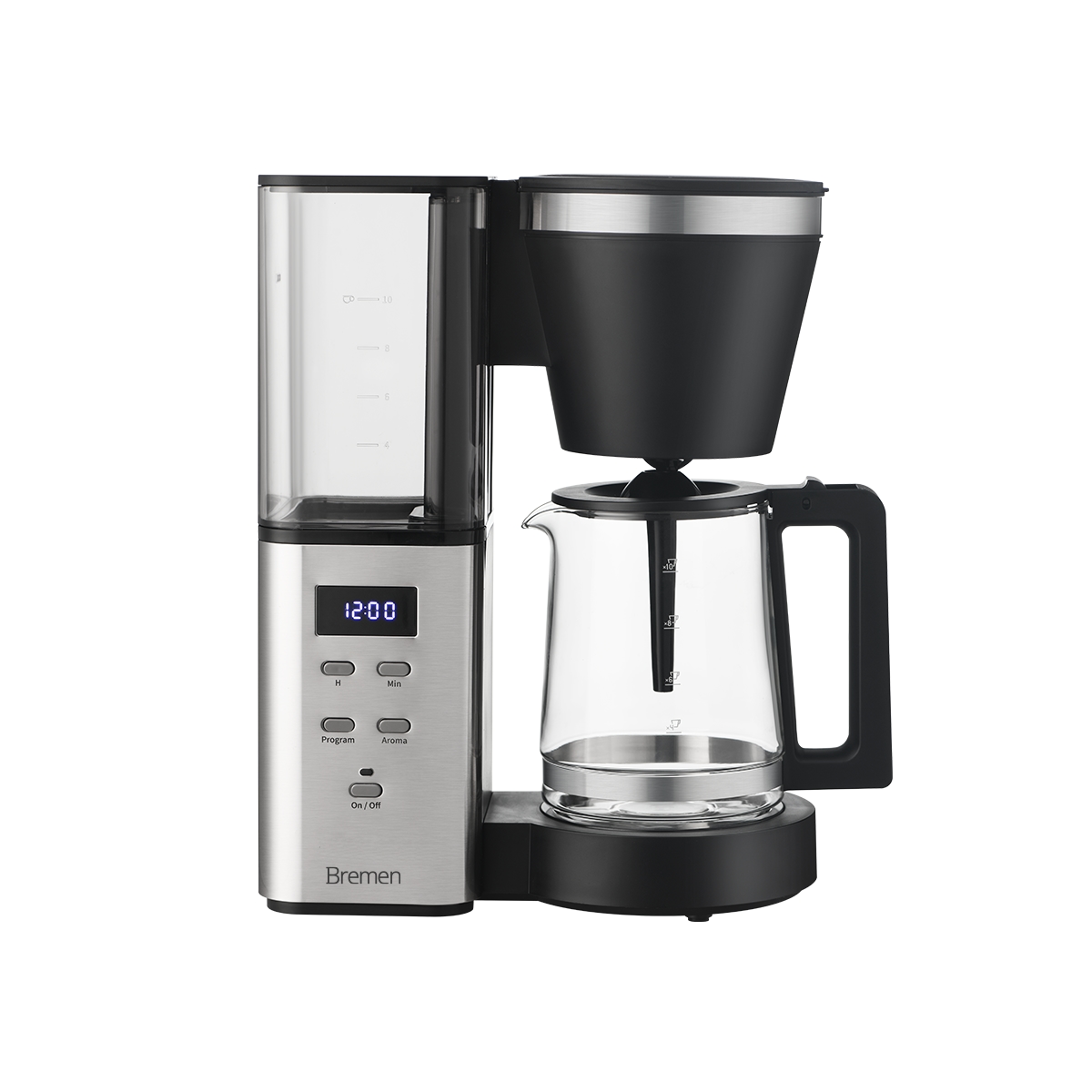 Cafetera 10 Tazas Color Negro Bremen